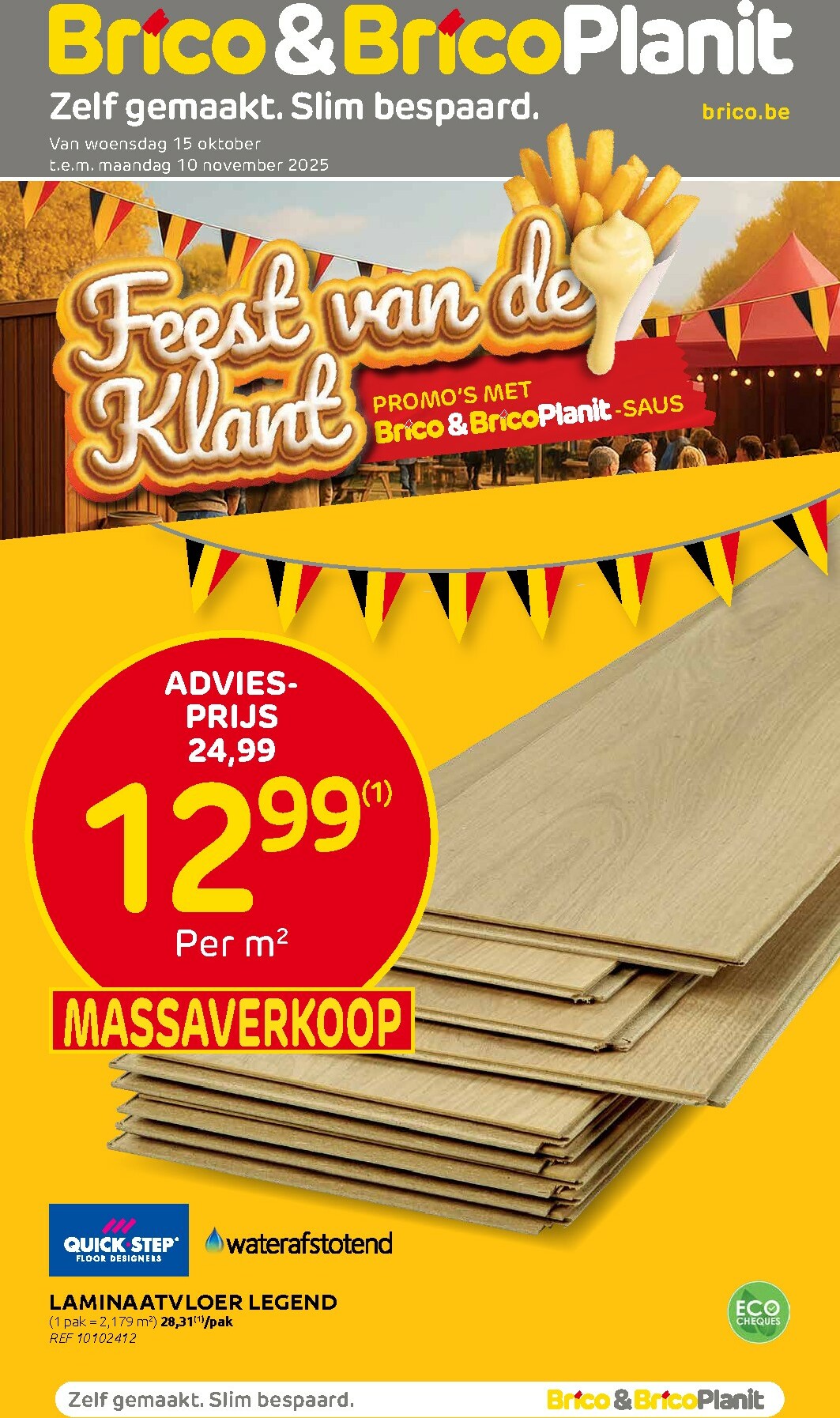 Brico folder geldig vanaf 15/10 - 10/11