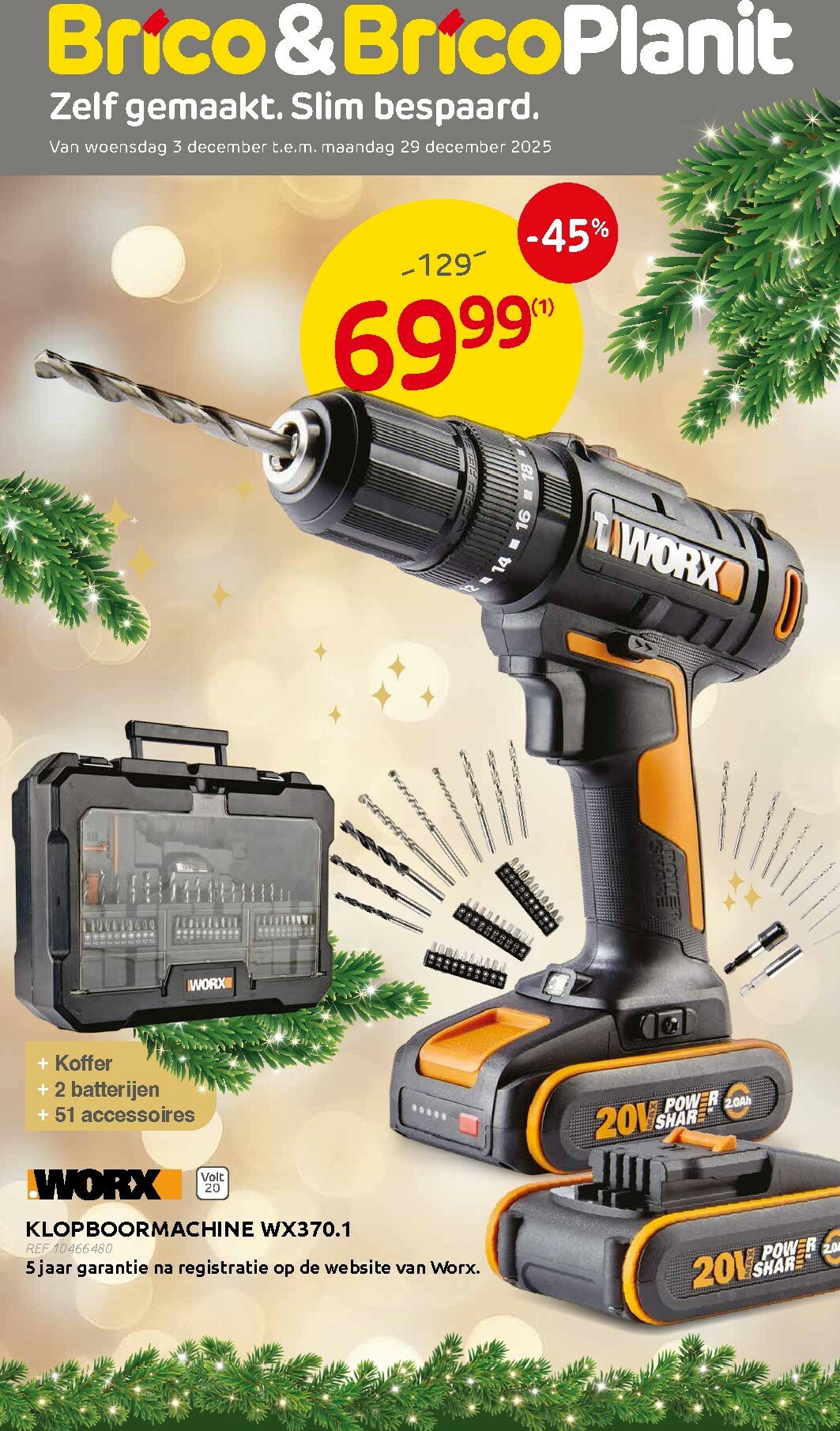 De Brico Planit folder geldig vanaf 03/12 t/m 29/12