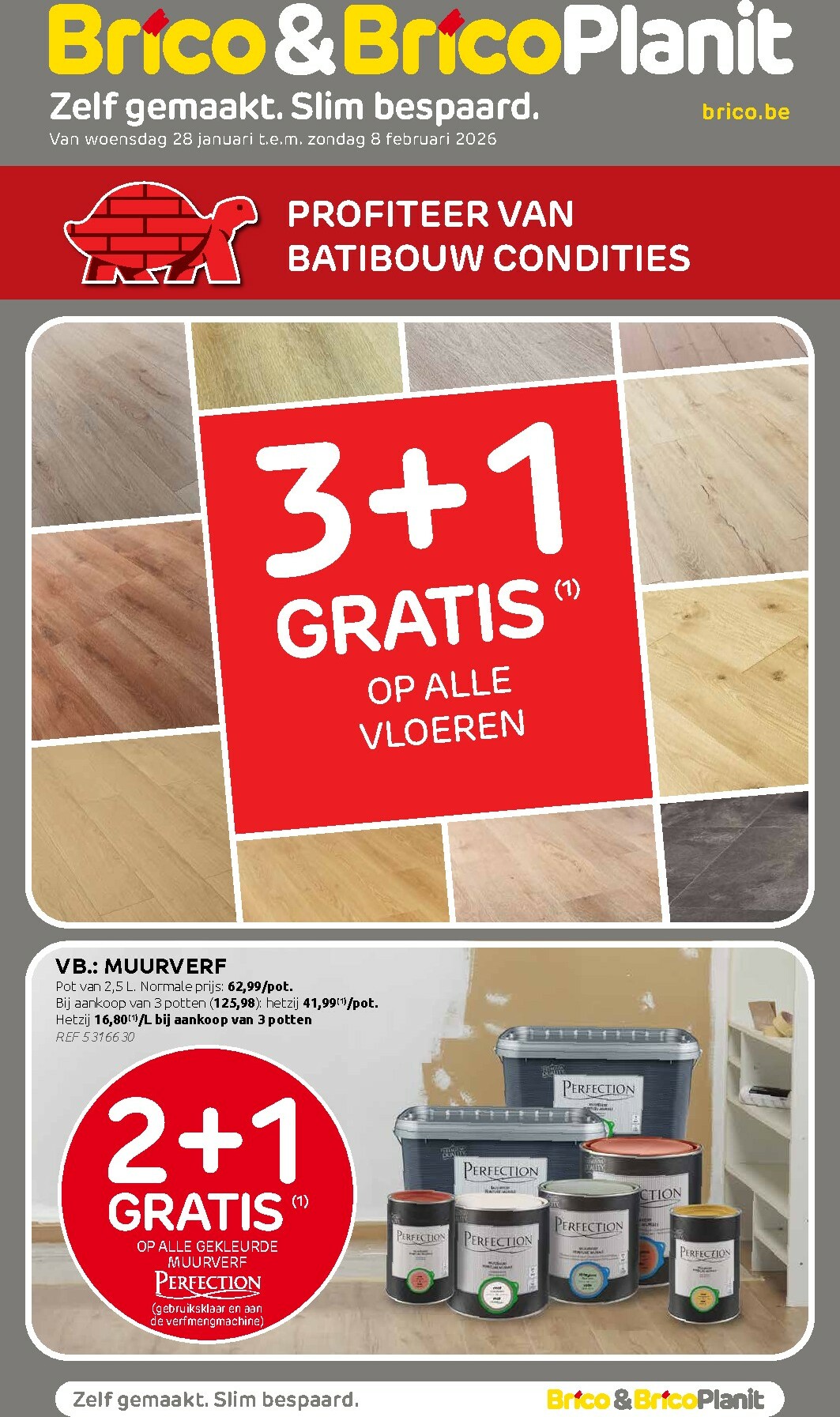 De Brico folder geldig vanaf 28/01 t/m 08/02