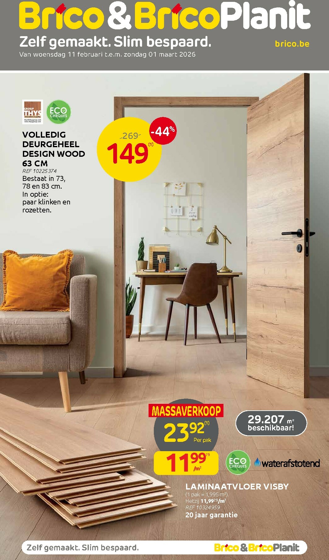 De Brico folder geldig vanaf 11/02/2026 t/m 01/03/2026