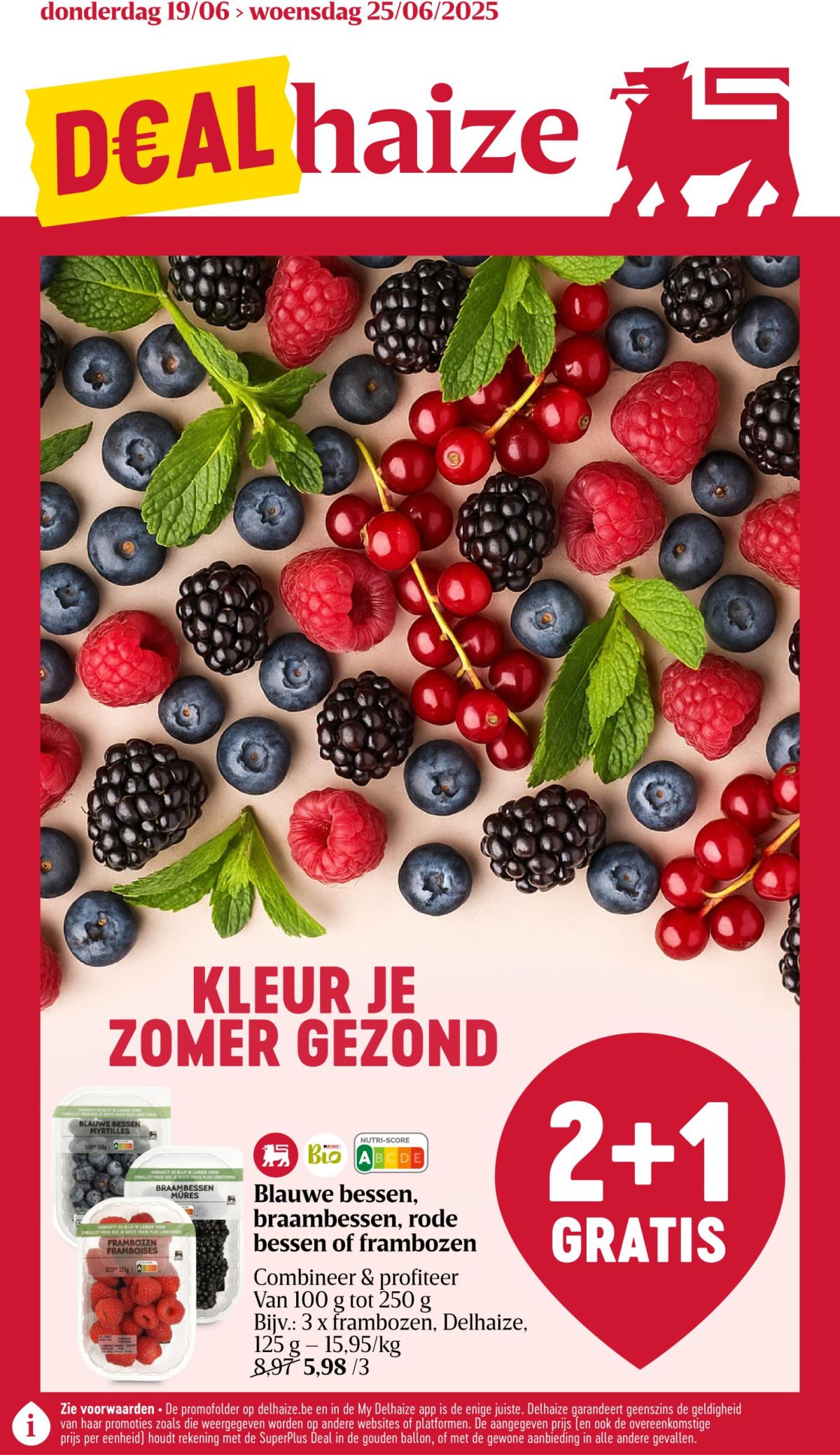 Delhaize folder geldig vanaf 19/06 - 25/06