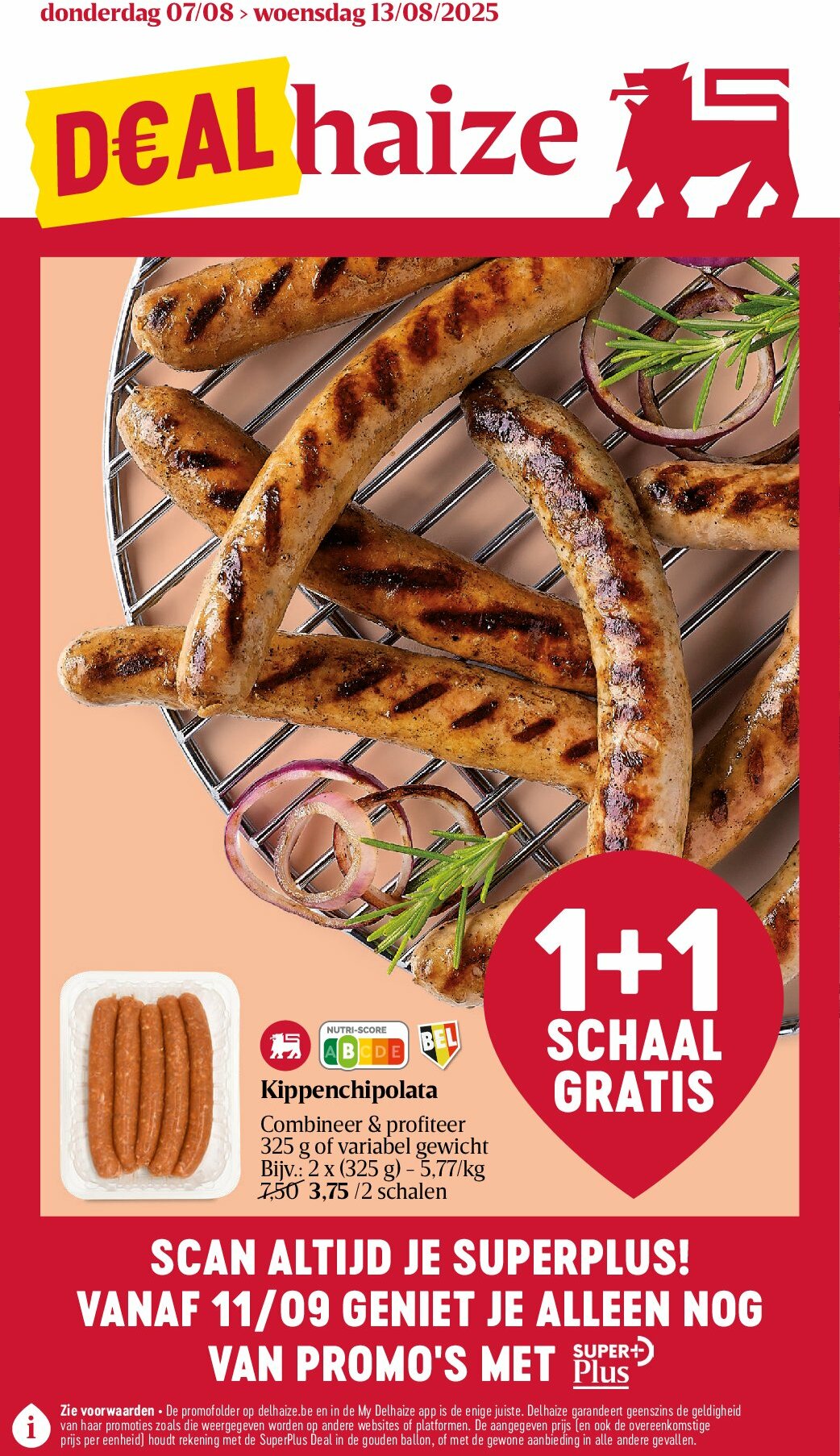 Delhaize folder geldig vanaf 07/08 - 13/08
