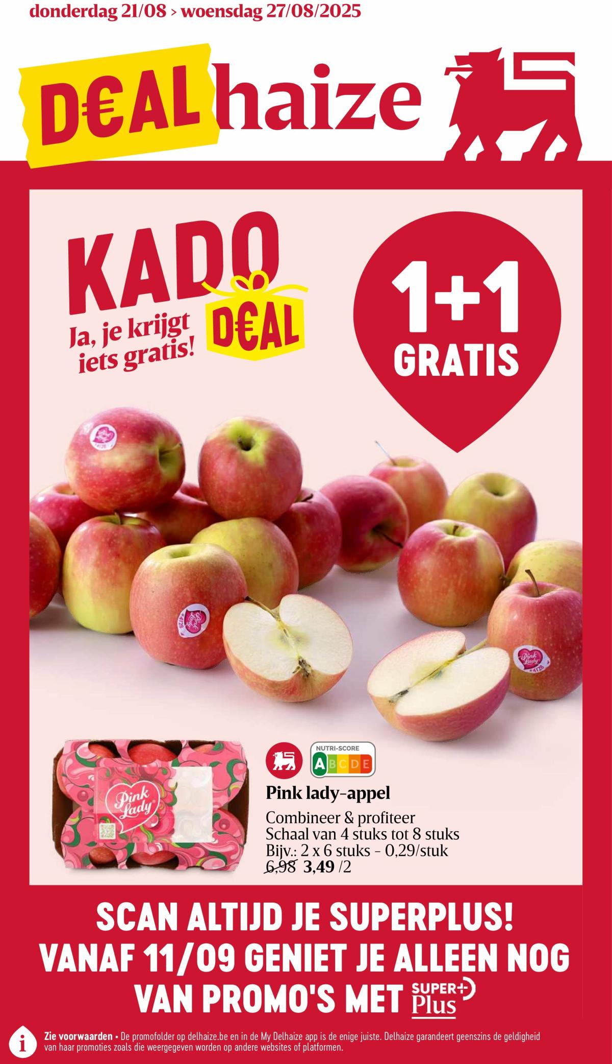 Delhaize folder geldig vanaf 21/08 - 27/08