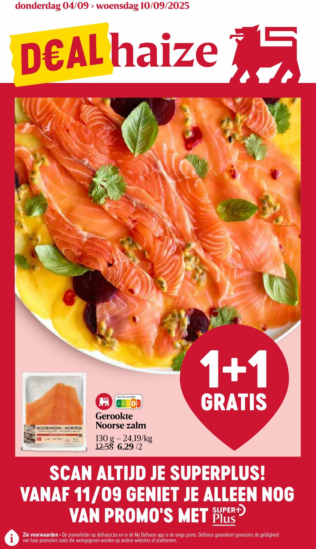 Delhaize folder geldig vanaf 04/09 - 10/09
