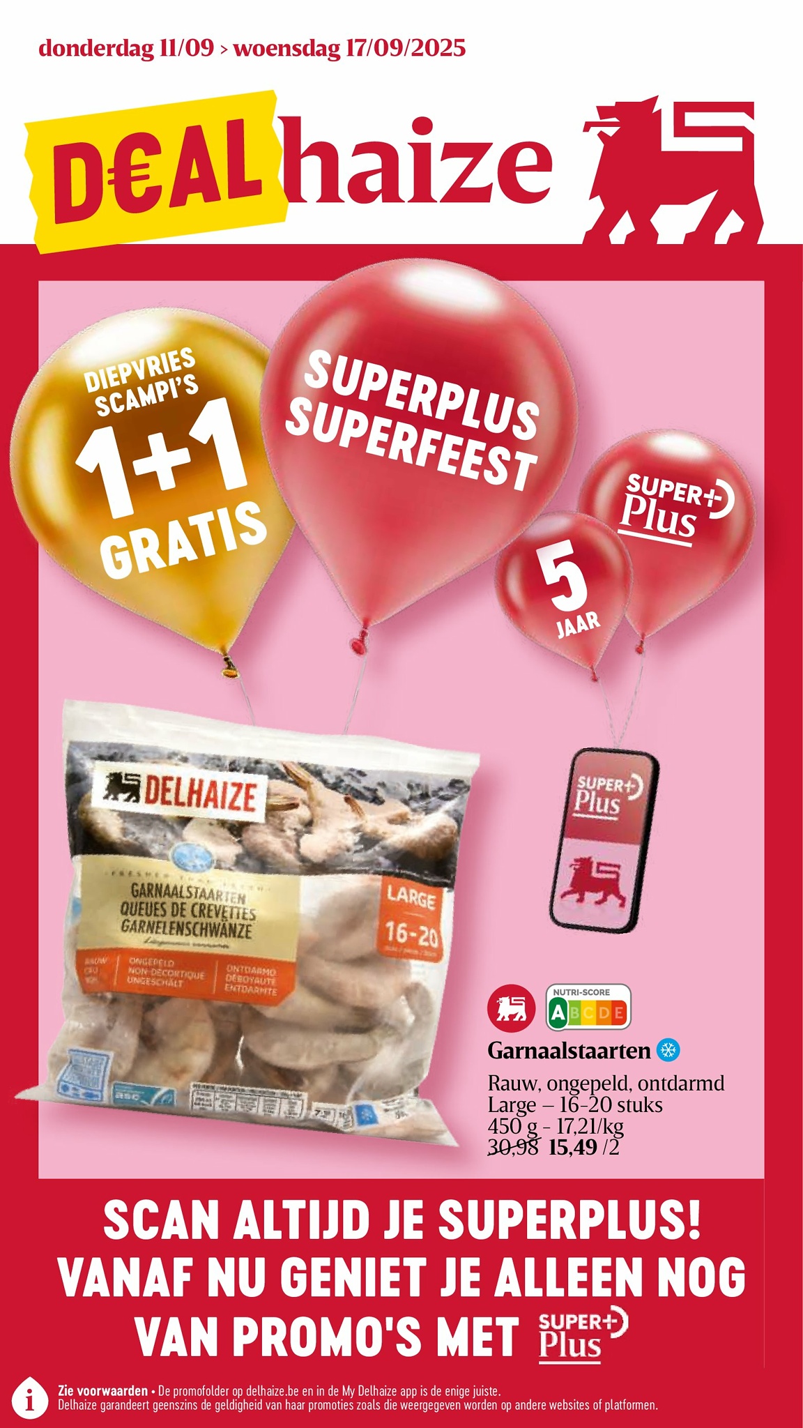 Delhaize folder geldig vanaf 11/09 - 17/09