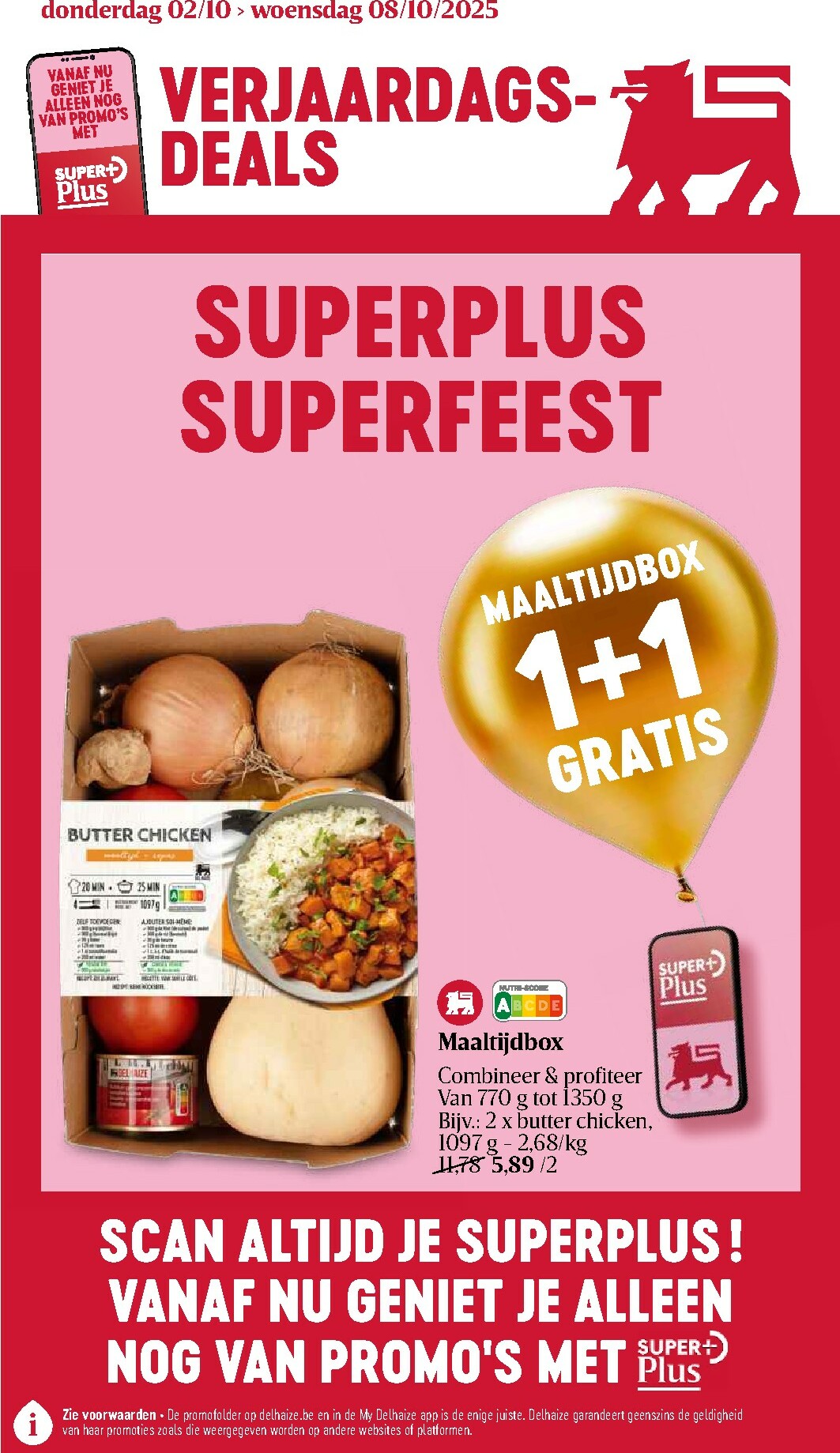 Delhaize folder geldig vanaf 02/10 - 08/10