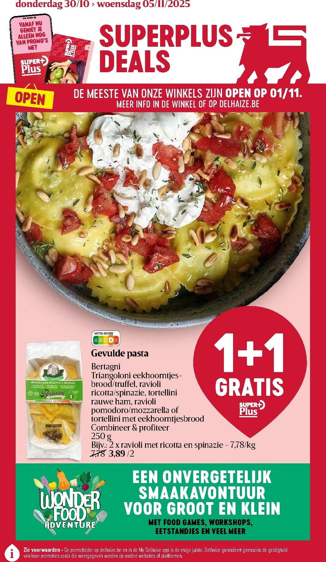 De Delhaize folder geldig vanaf 30/10 t/m 05/11