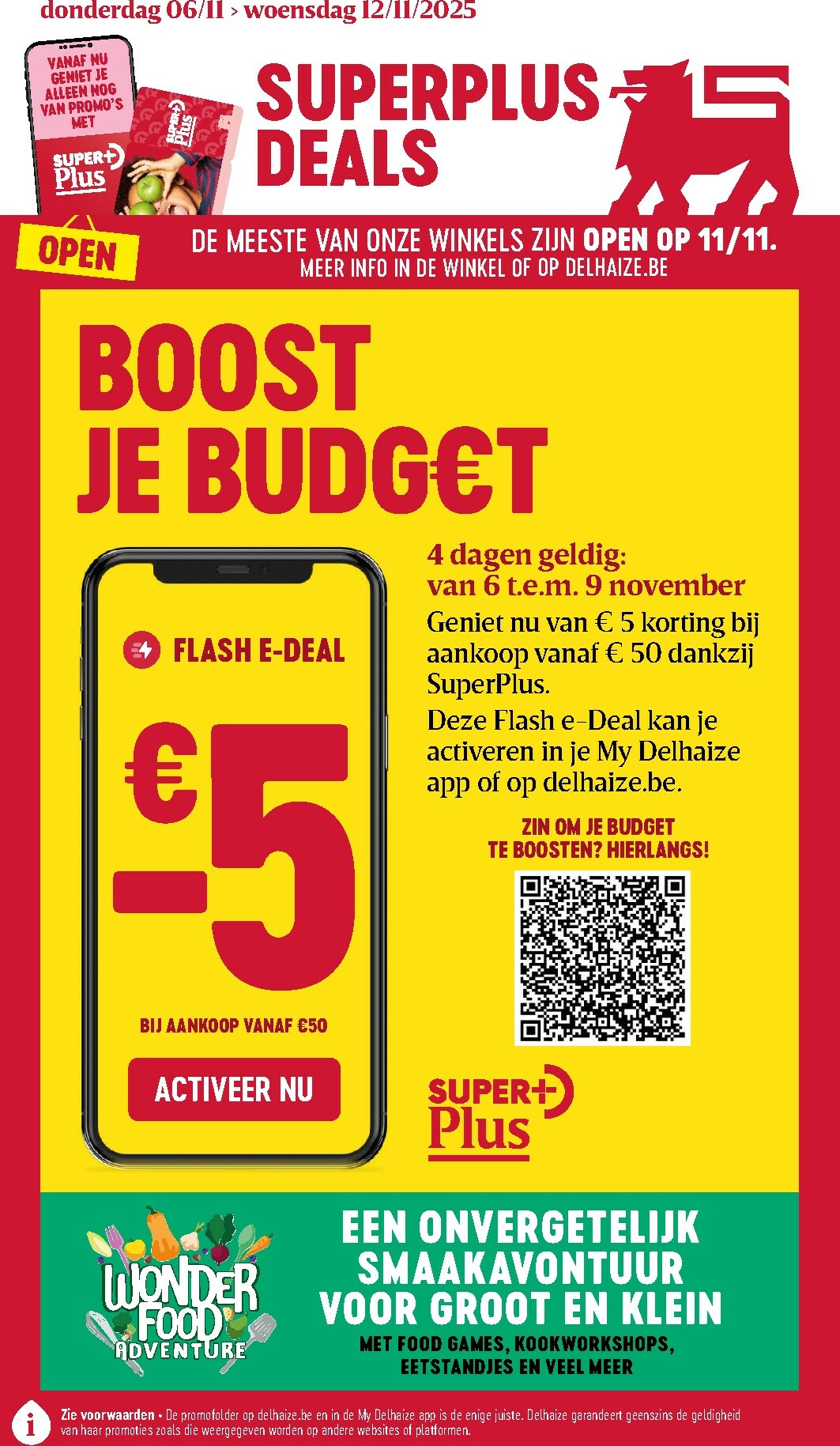 De Delhaize folder geldig vanaf 06/11 t/m 12/11