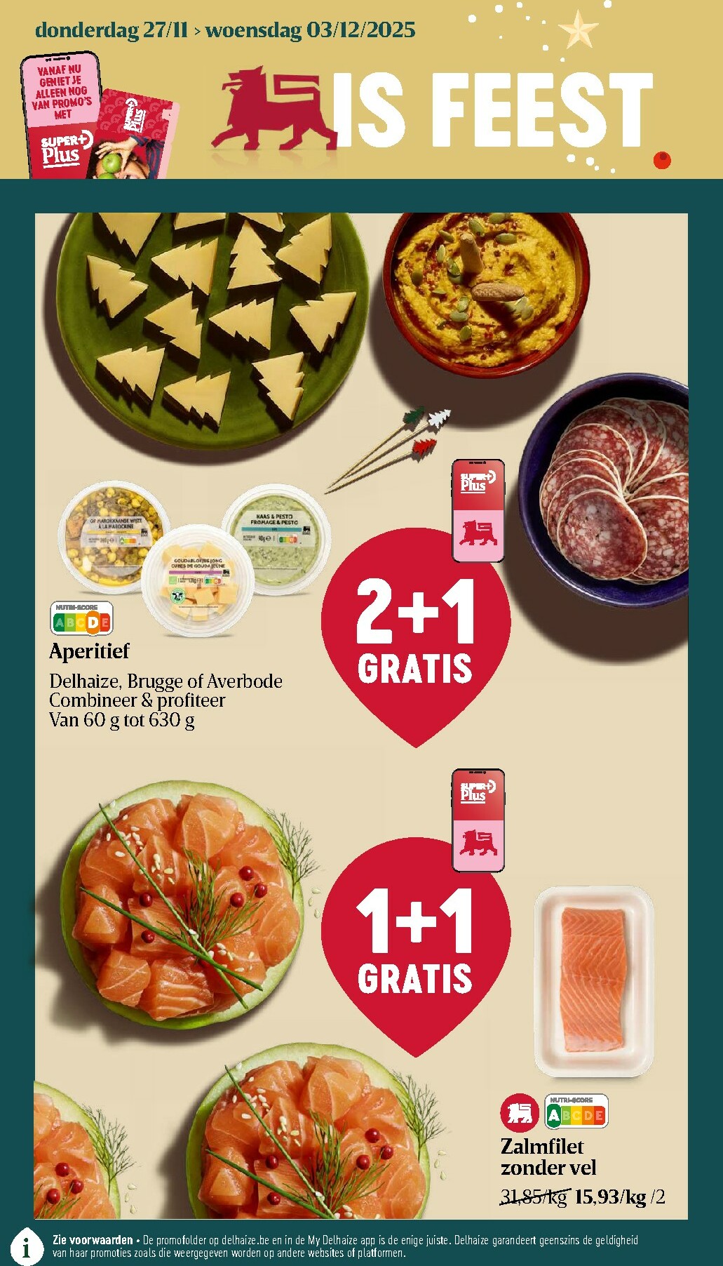 De Delhaize folder geldig vanaf 27/11 t/m 03/12