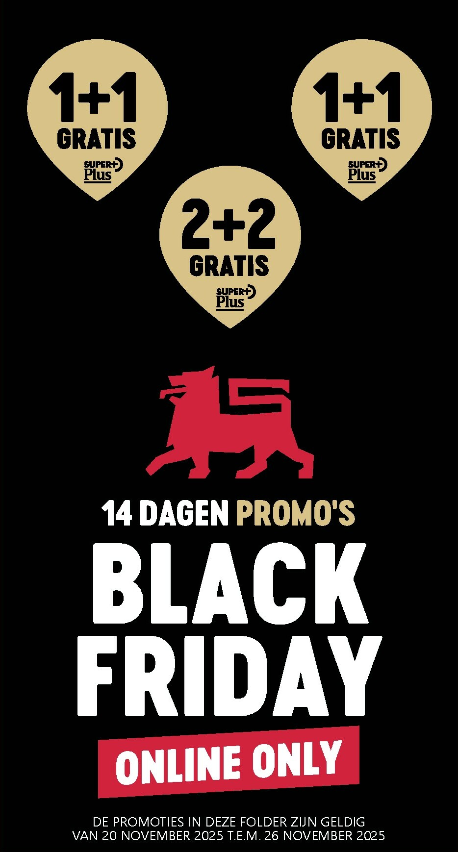 De Delhaize - Black Friday folder geldig vanaf 20/11 t/m 26/11
