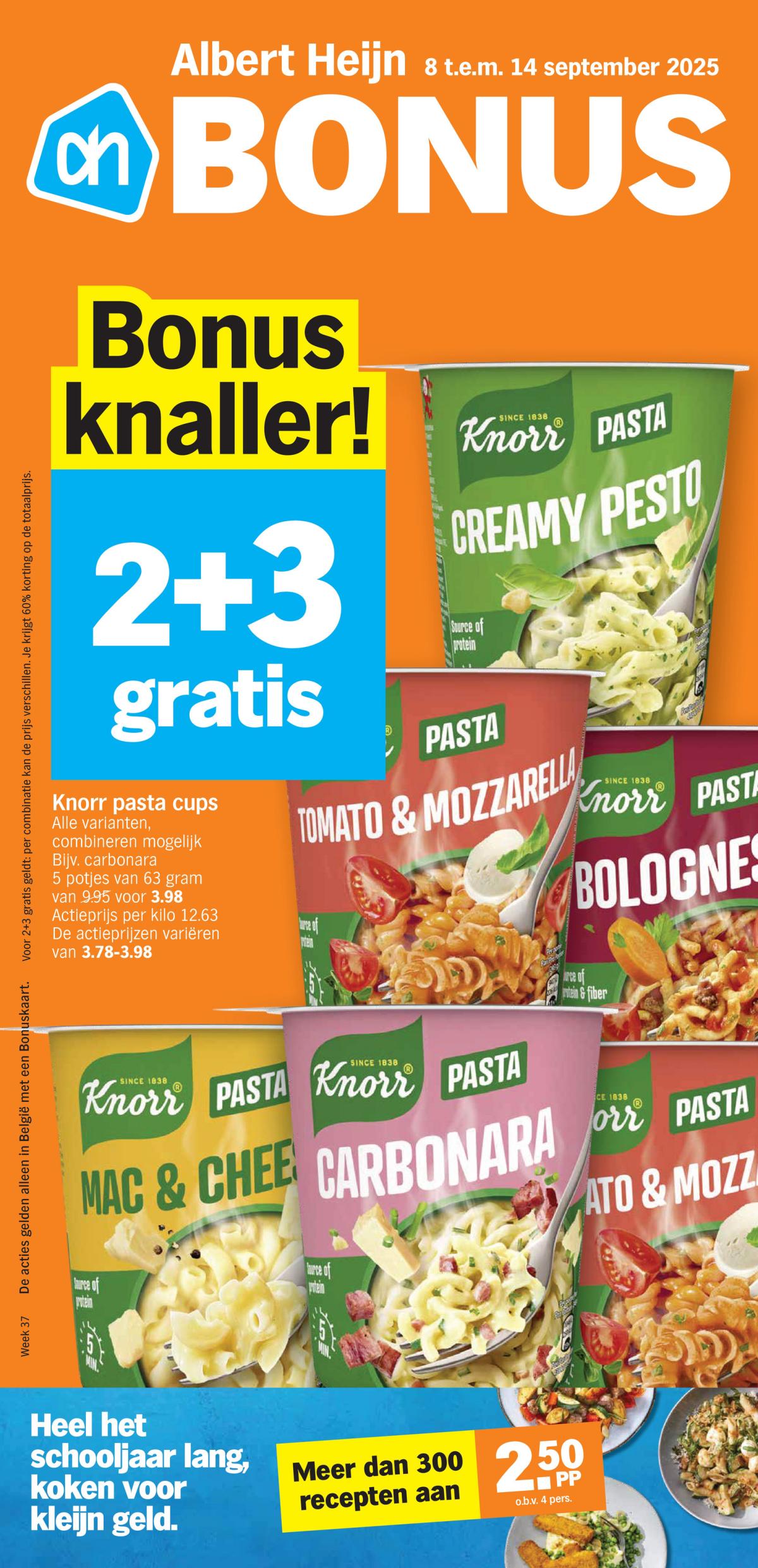 Albert Heijn - Bonus folder geldig vanaf 08/09 - 14/09
