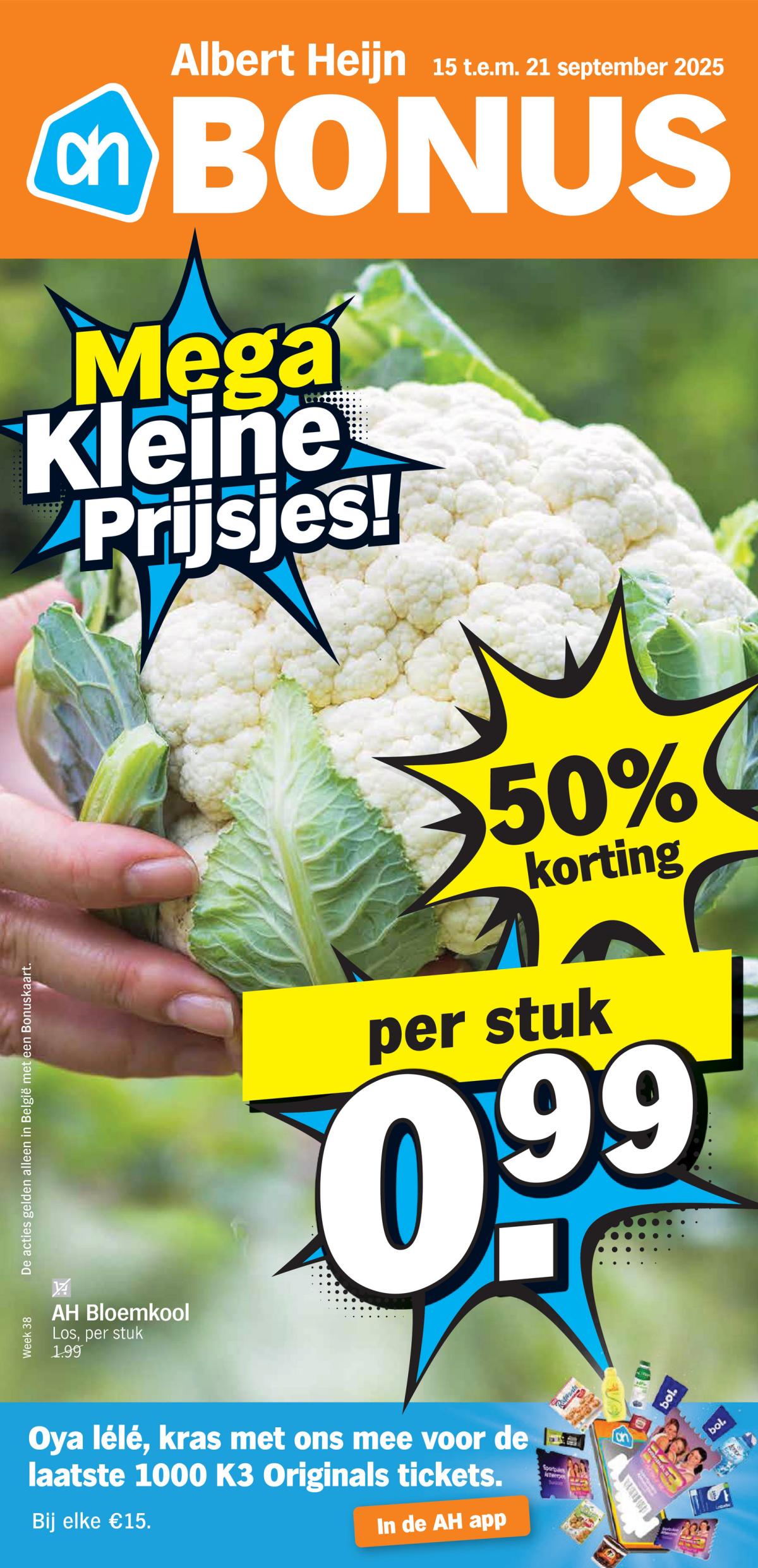 Albert Heijn - Bonus folder geldig vanaf 15/09 - 21/09