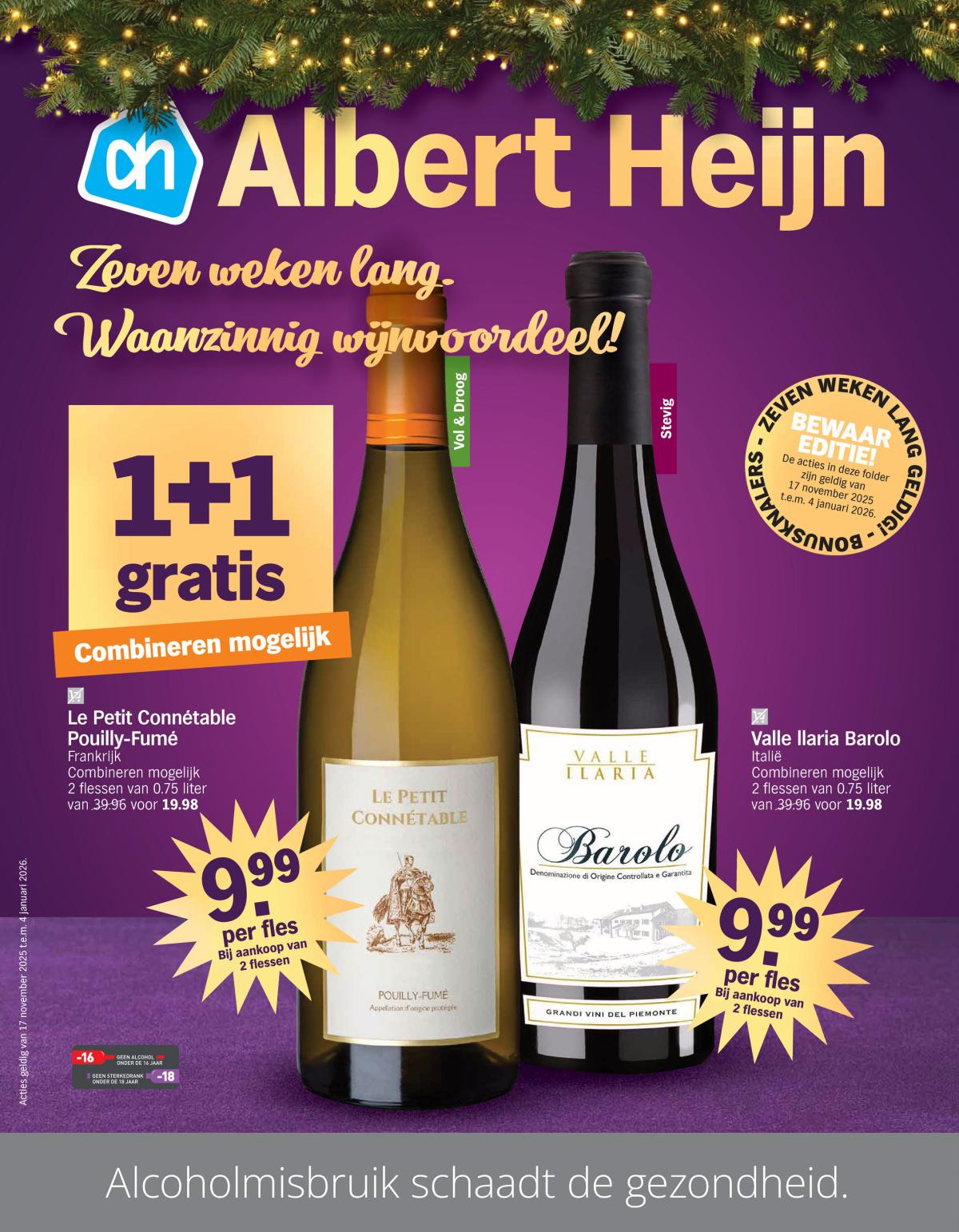 De Albert Heijn - Waanzinnig folder geldig vanaf 17/11 t/m 04/01