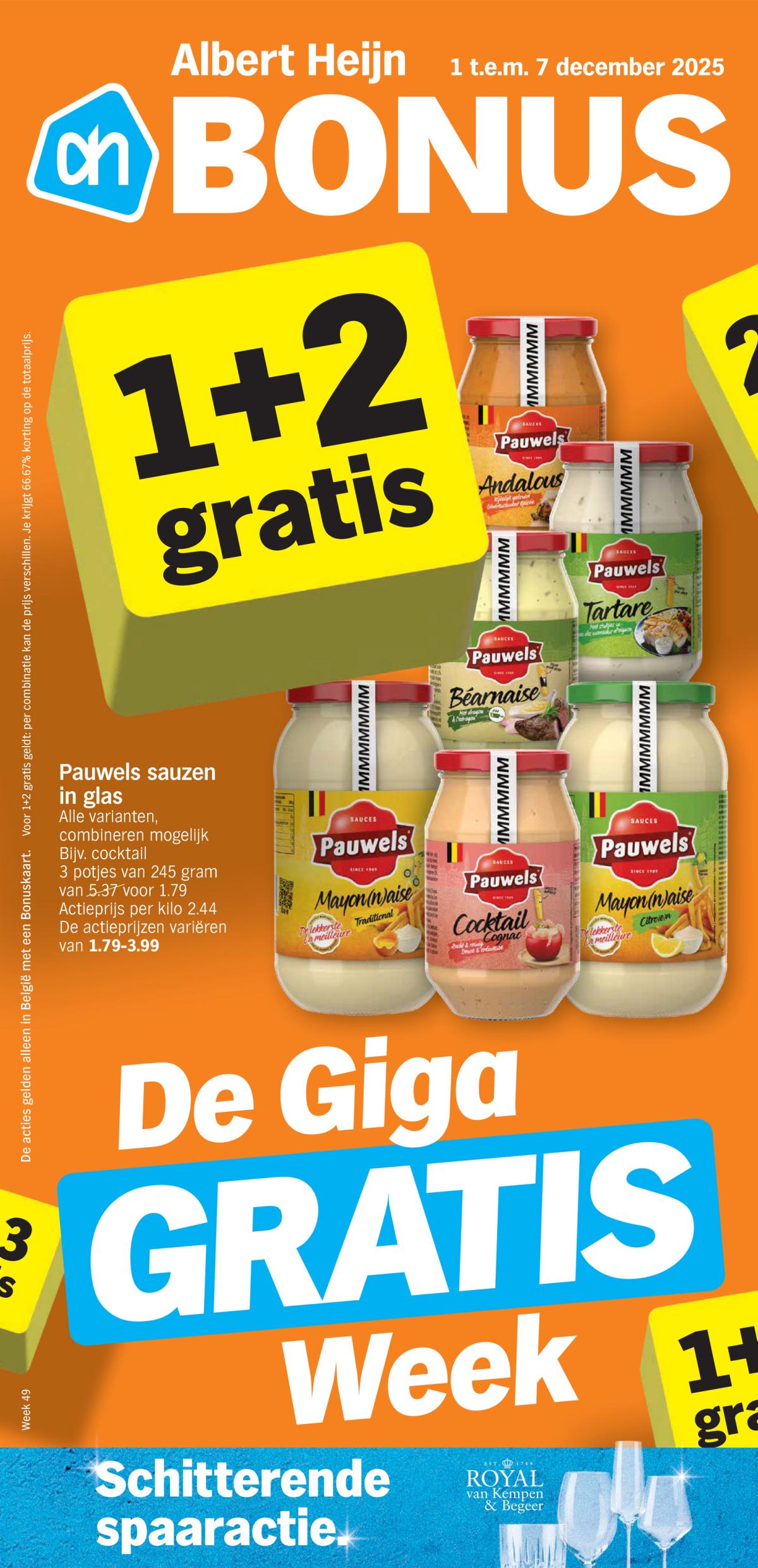 De Albert Heijn folder geldig vanaf 01/12 t/m 07/12