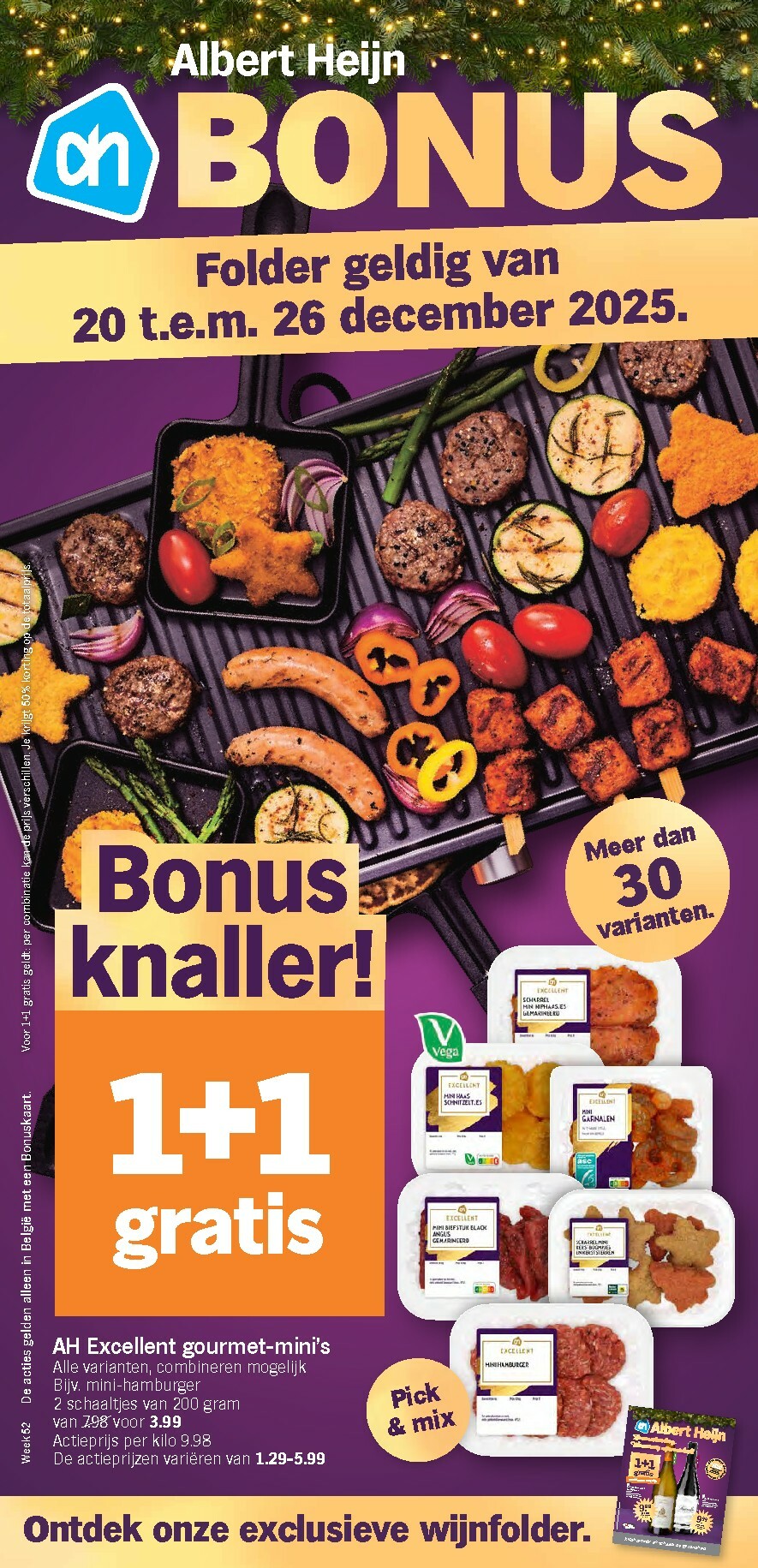 De Albert Heijn folder geldig vanaf 20/12 t/m 26/12