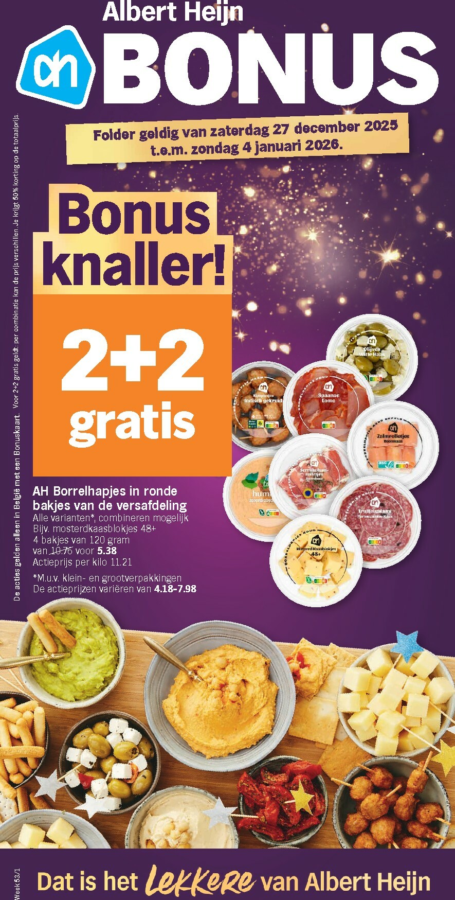 De Albert Heijn folder geldig vanaf 27/12 t/m 04/01