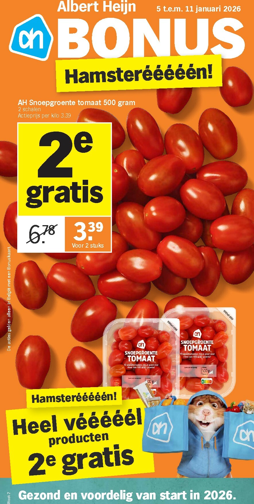De Albert Heijn folder geldig vanaf 05/01 t/m 11/01