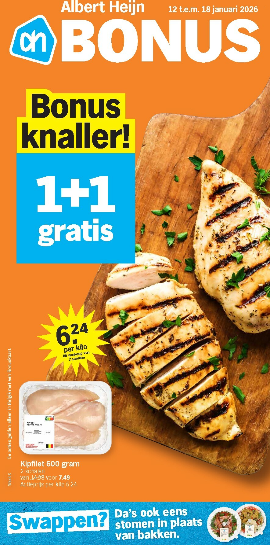 De Albert Heijn folder geldig vanaf 12/01 t/m 18/01