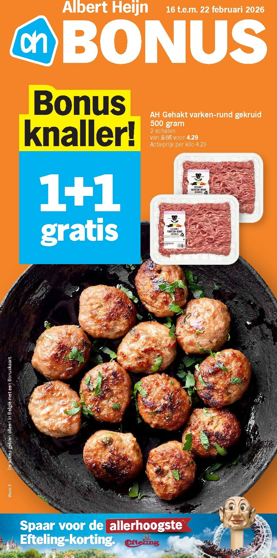 De Albert Heijn folder geldig vanaf 16/02/2026 t/m 22/02/2026