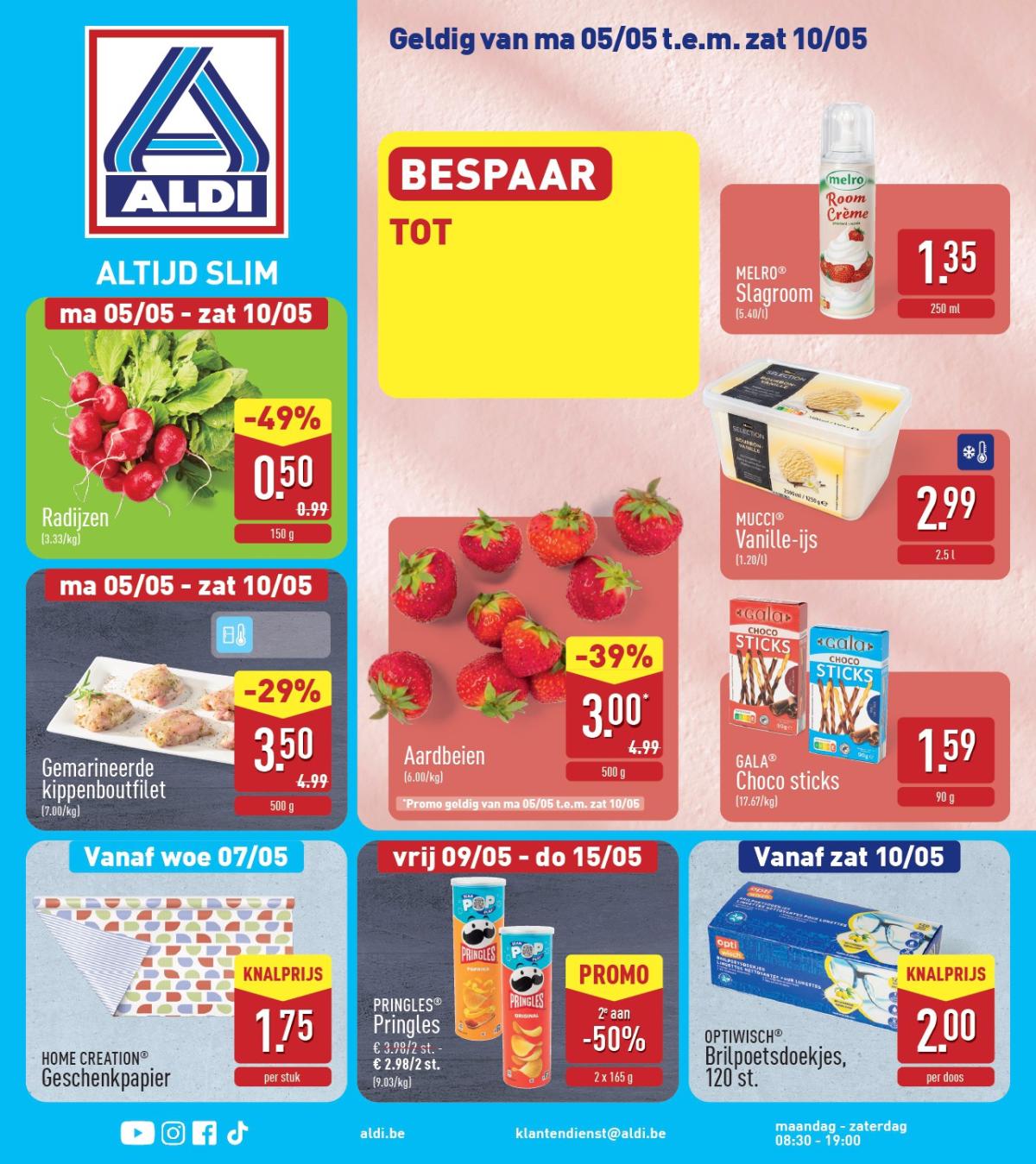 ALDI folder geldig vanaf 05/05 - 10/05