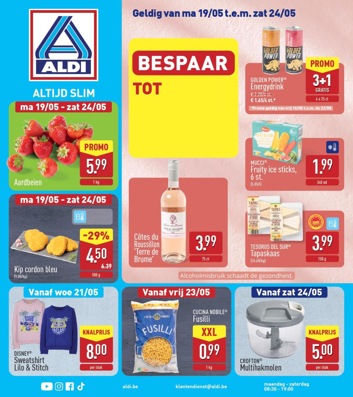 ALDI folder geldig vanaf 19/05 - 24/05