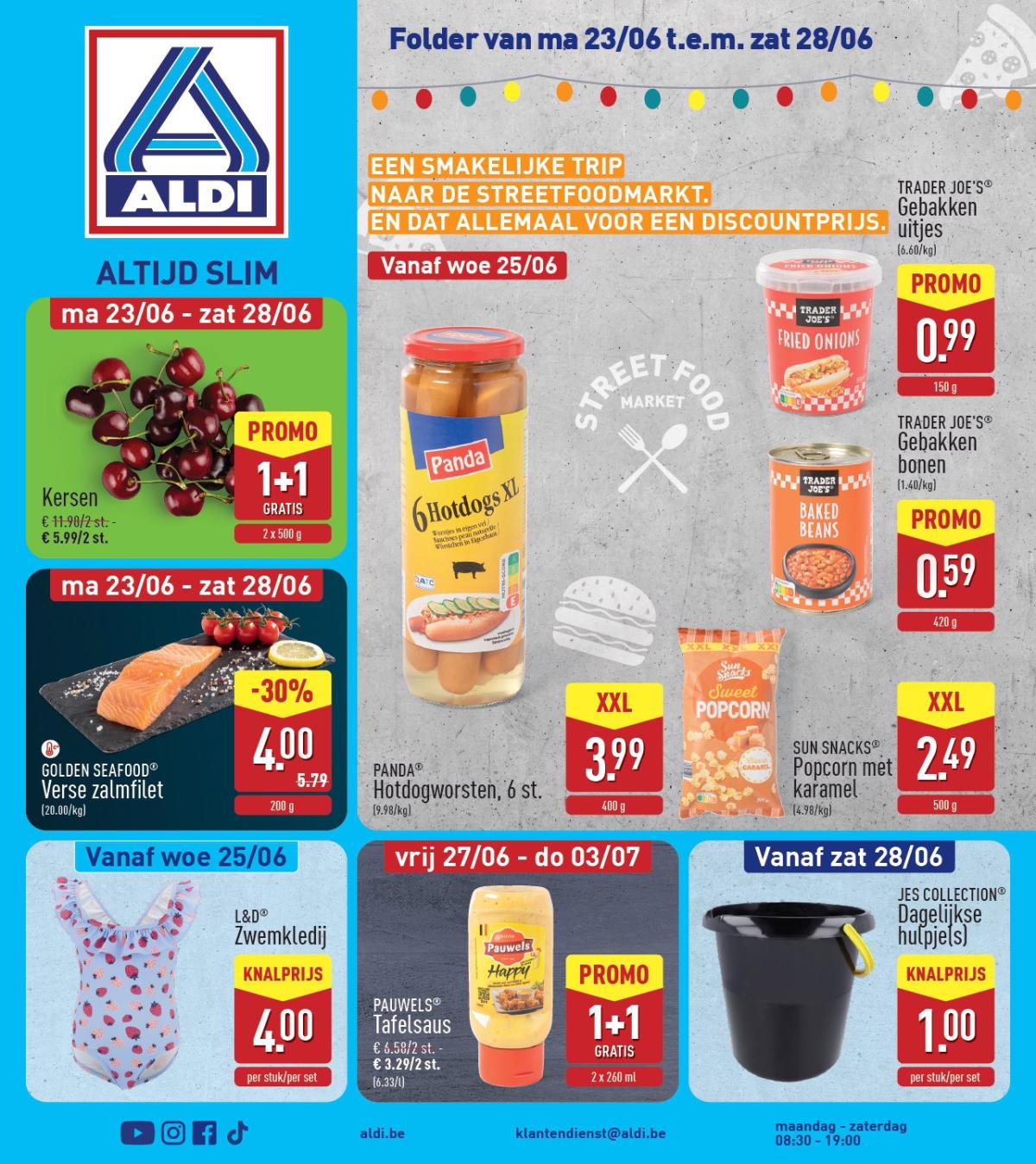 ALDI folder geldig vanaf 23/06 - 28/06