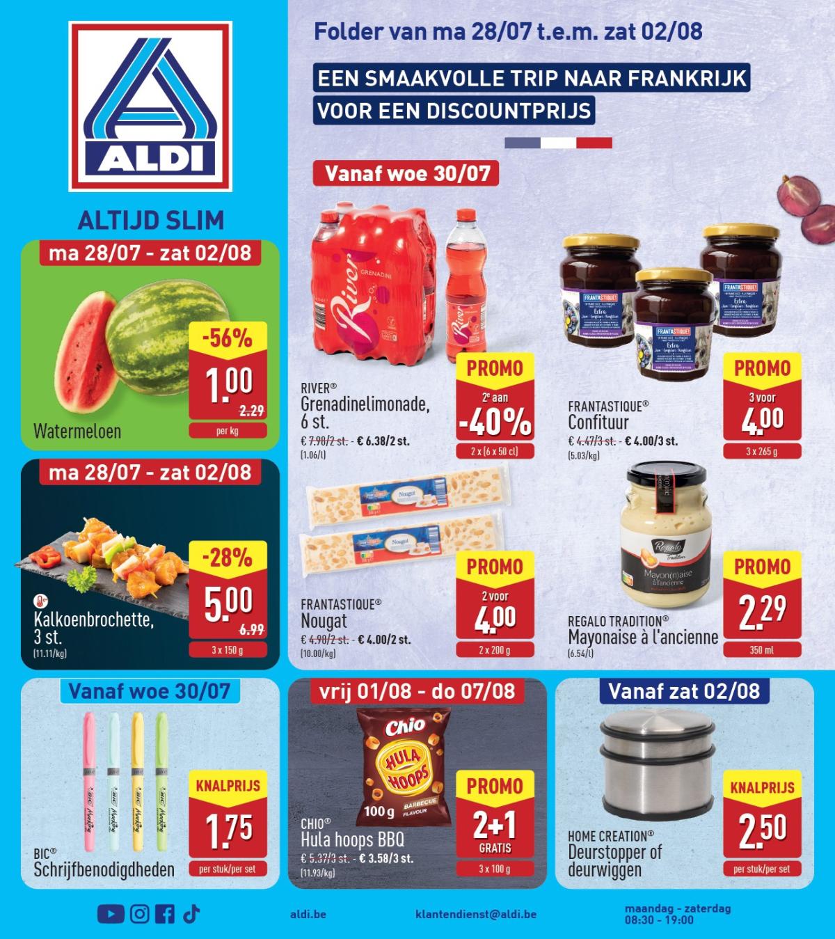 ALDI folder geldig vanaf 28/07 - 02/08