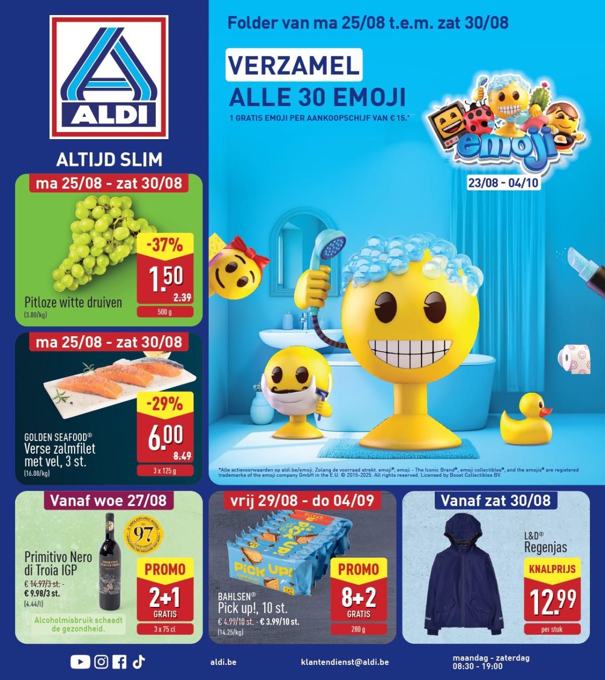ALDI folder geldig vanaf 25/08 - 30/08