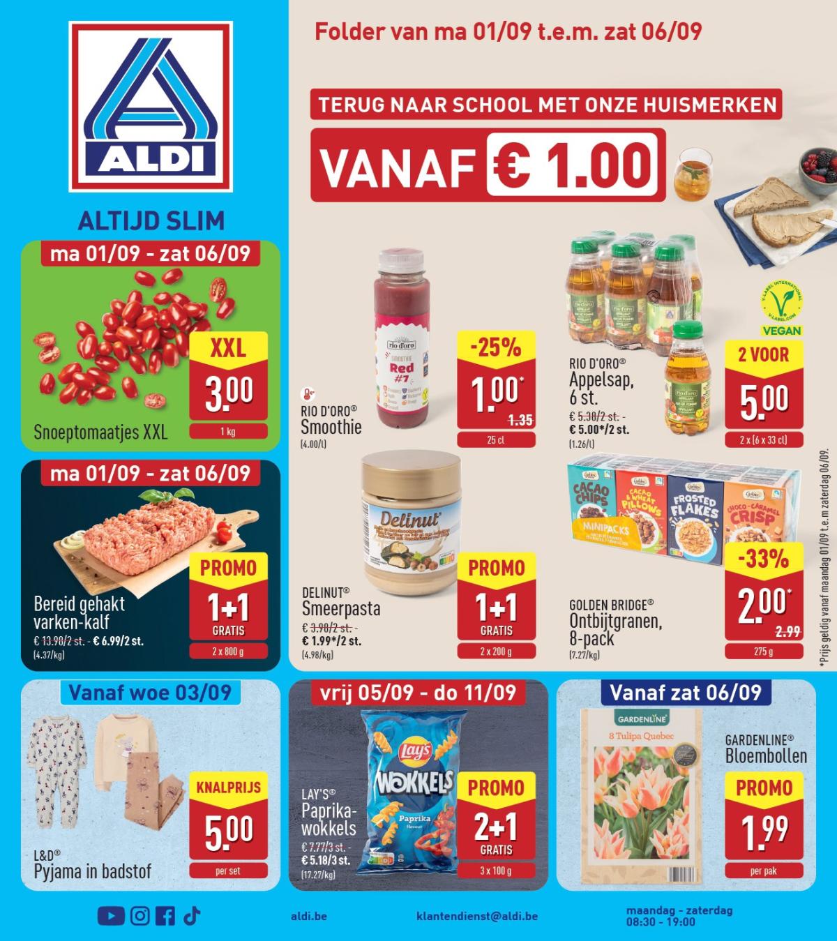 ALDI folder geldig vanaf 01/09 - 06/09