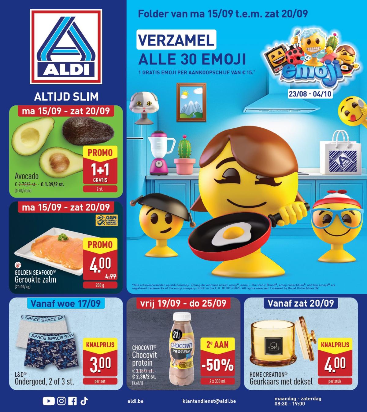 ALDI folder geldig vanaf 15/09 - 20/09