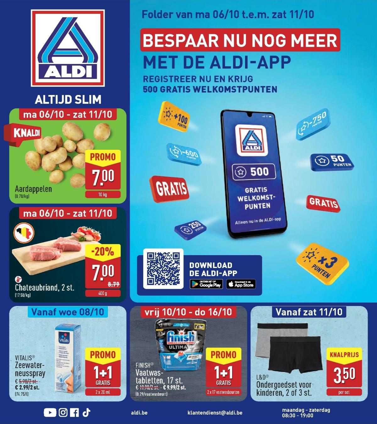 ALDI folder geldig vanaf 06/10 - 11/10