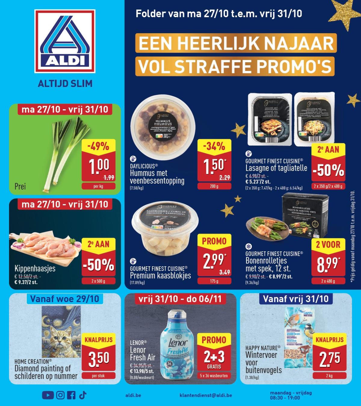 De ALDI folder geldig vanaf 27/10 t/m 31/10