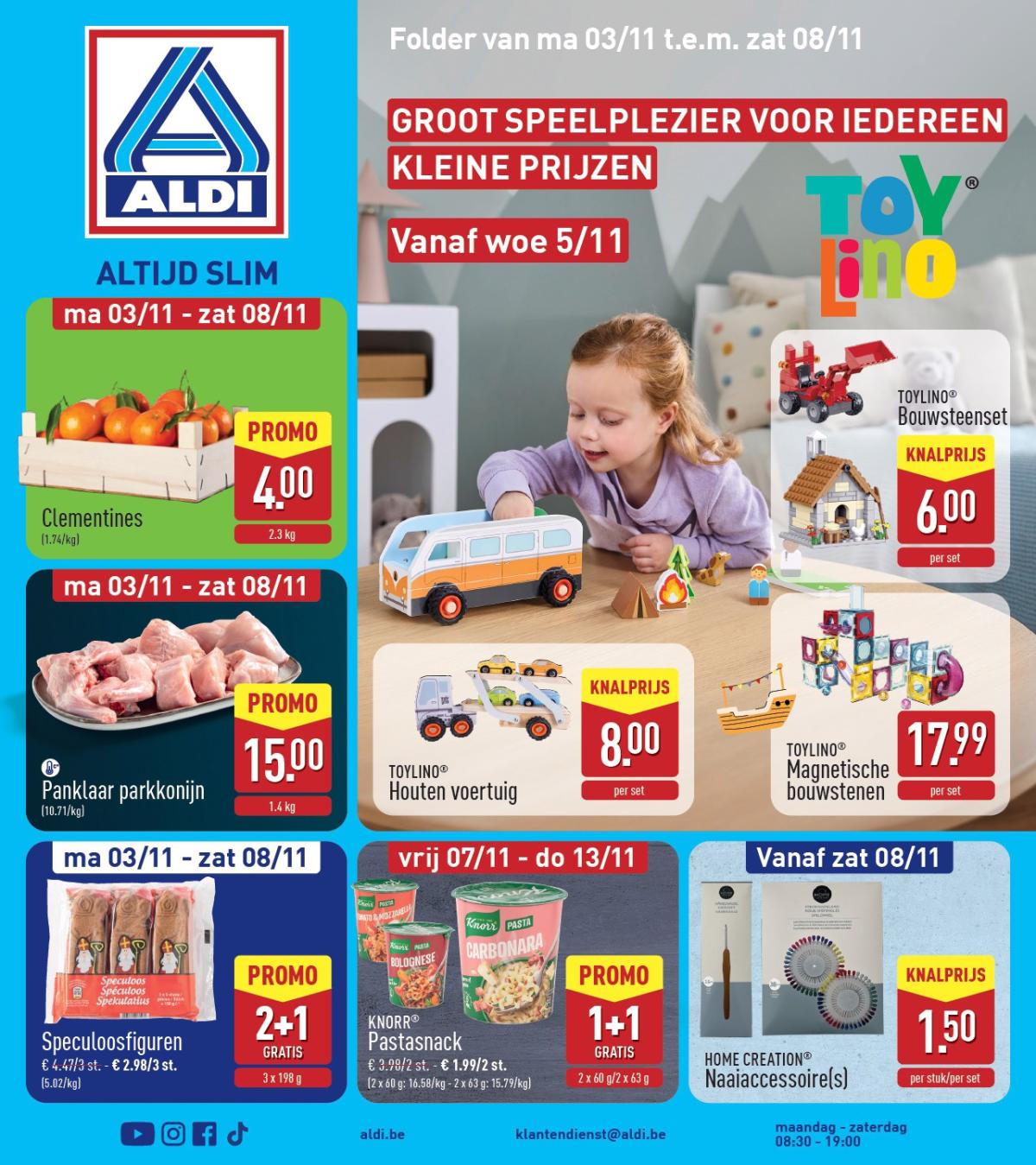 De ALDI folder geldig vanaf 03/11 t/m 08/11