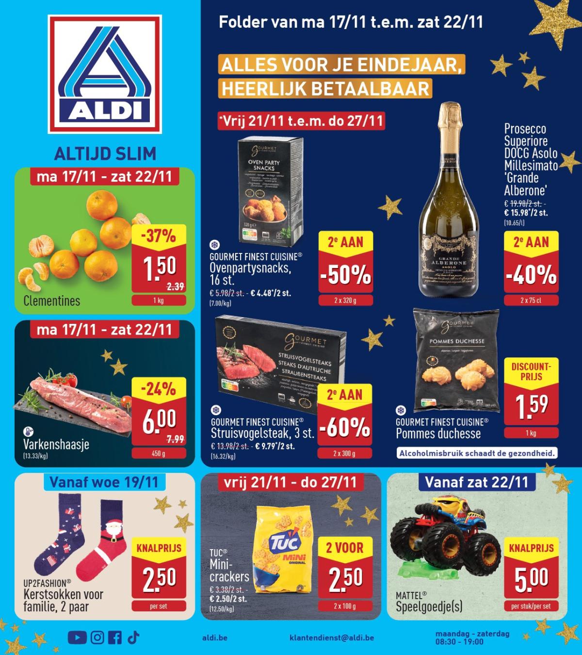 De ALDI folder geldig vanaf 17/11 t/m 22/11
