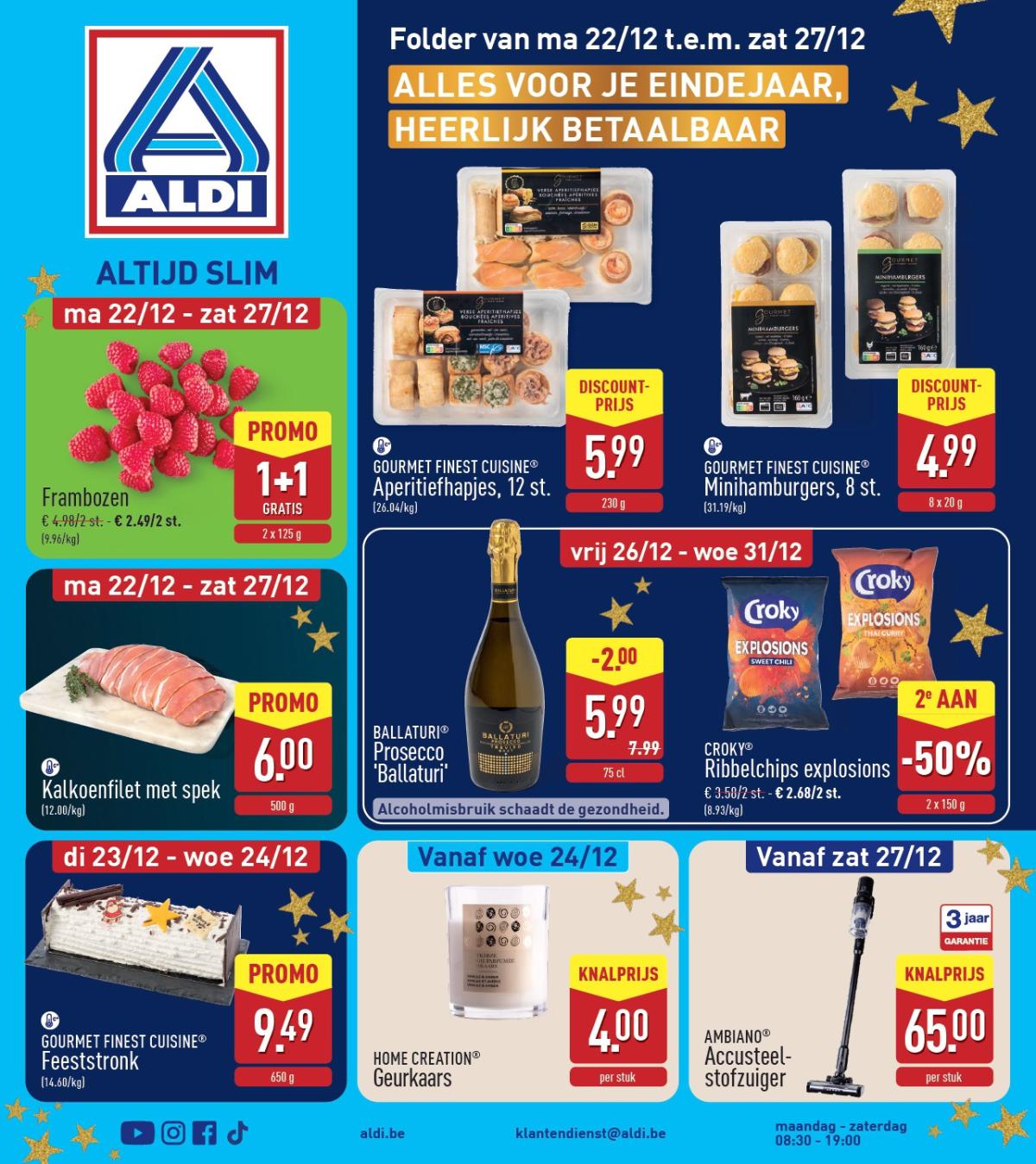 De ALDI folder geldig vanaf 22/12 t/m 27/12