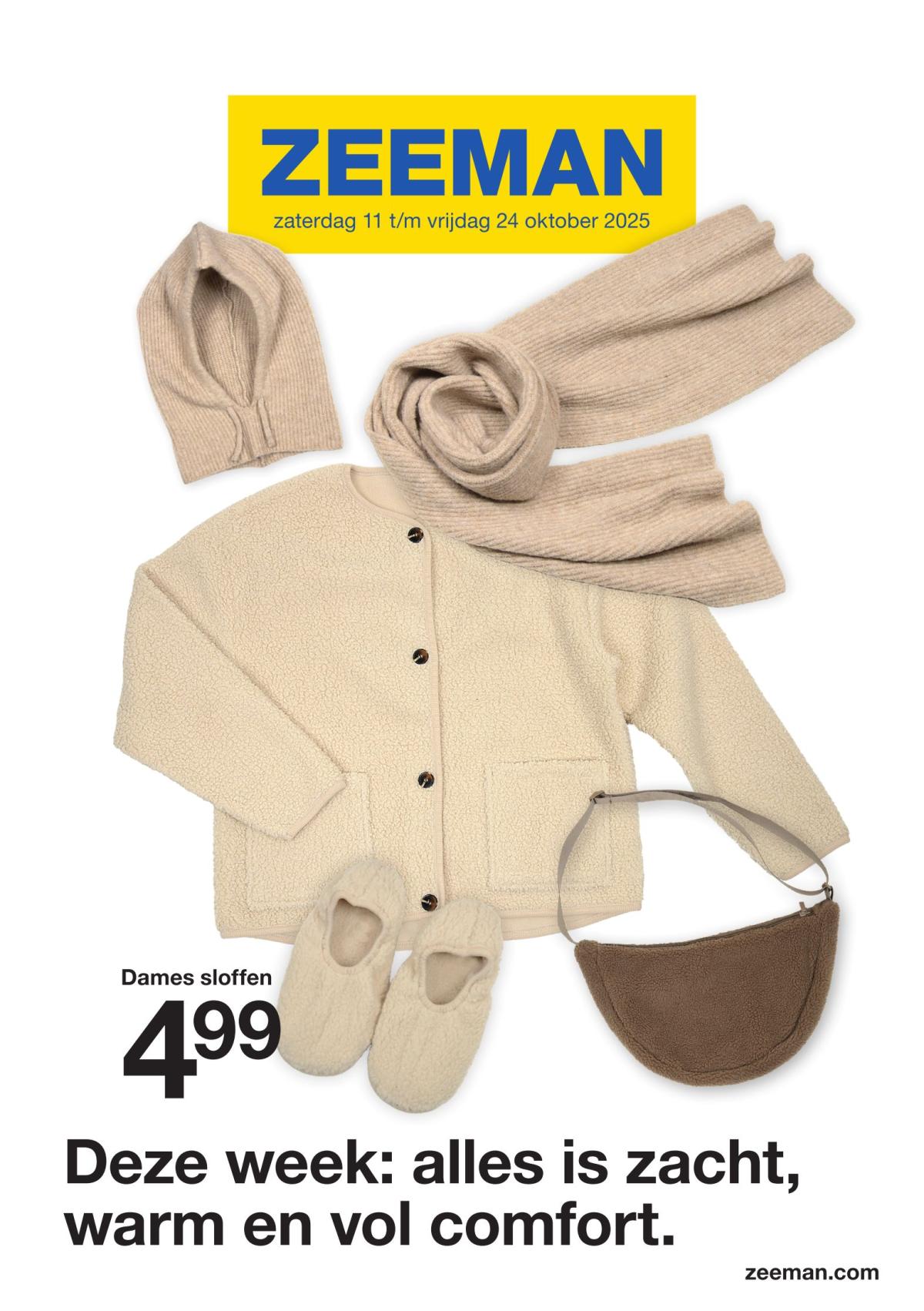 Zeeman folder geldig vanaf 11/10 - 24/10