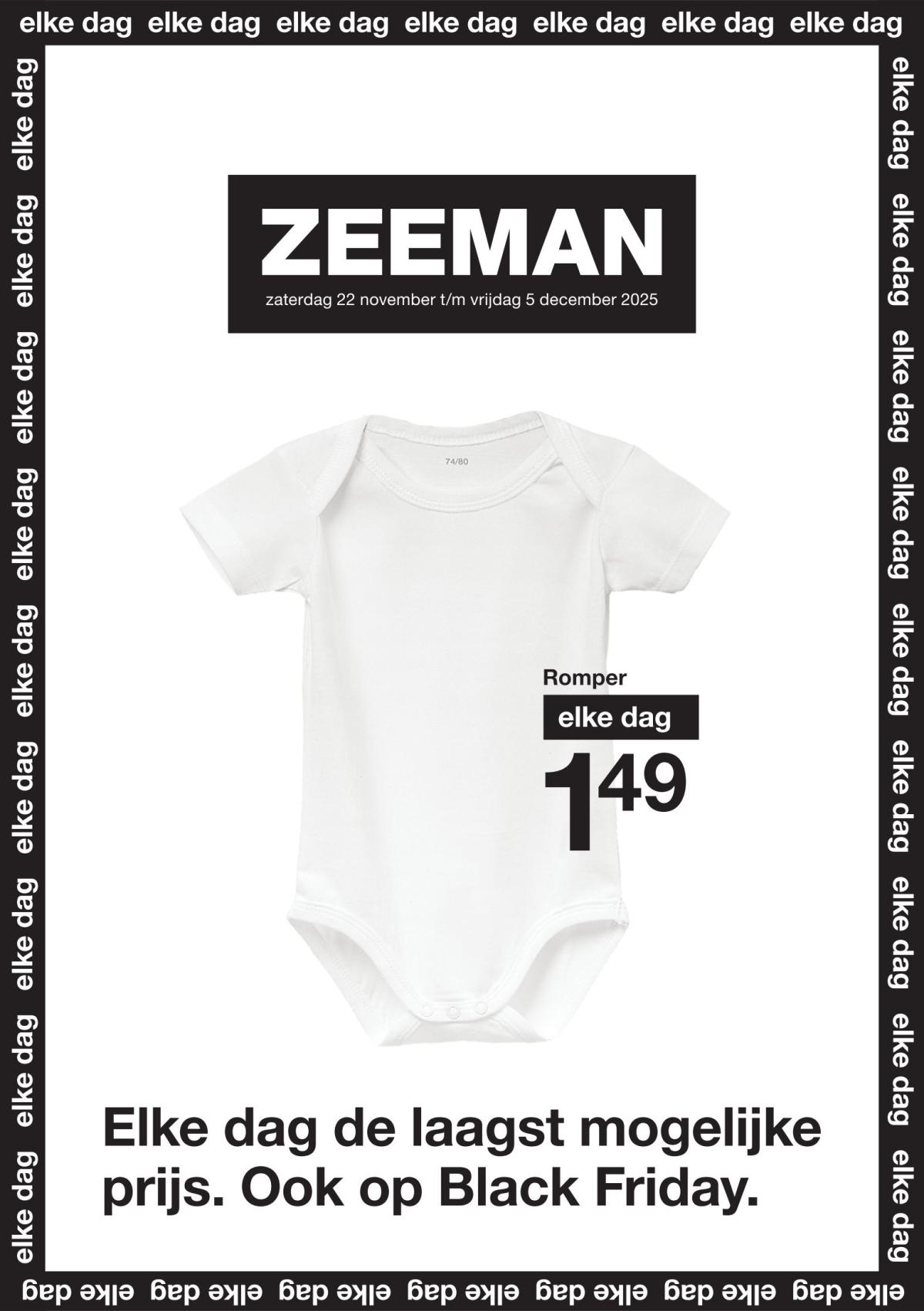De Zeeman folder geldig vanaf 22/11 t/m 05/12