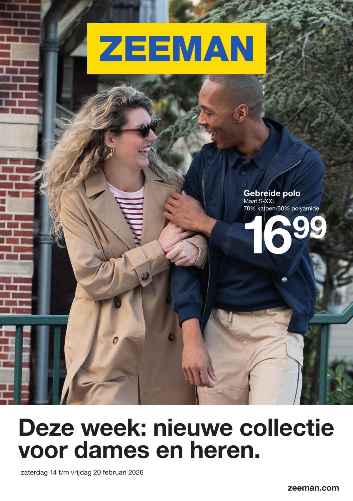 De Zeeman folder geldig vanaf 14/02/2026 t/m 20/02/2026