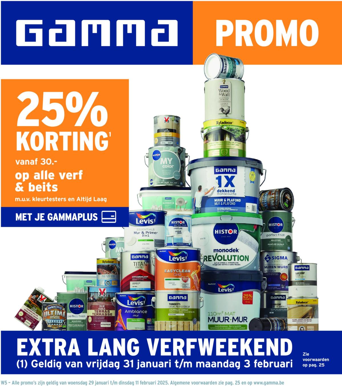 Gamma folder geldig vanaf 29/01 - 11/02