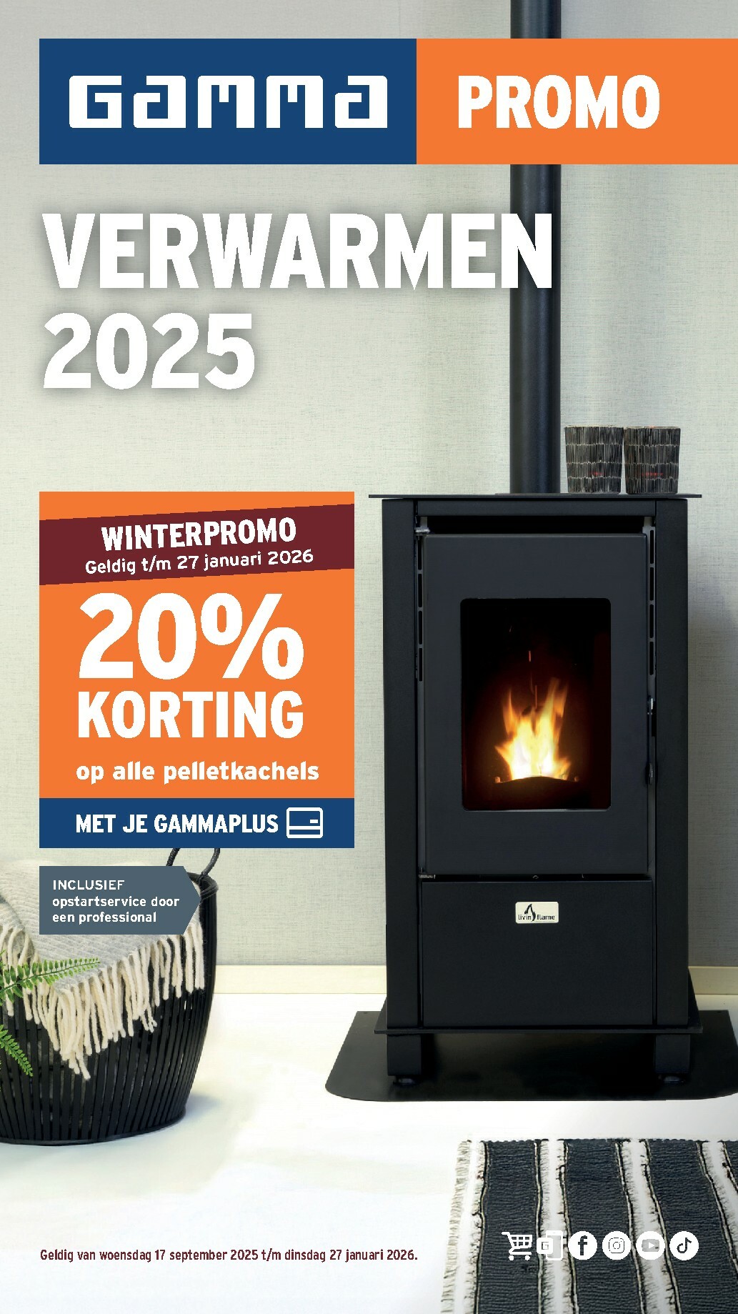 De Gamma - Verwarmingsspecial folder geldig vanaf 17/09 t/m 27/01