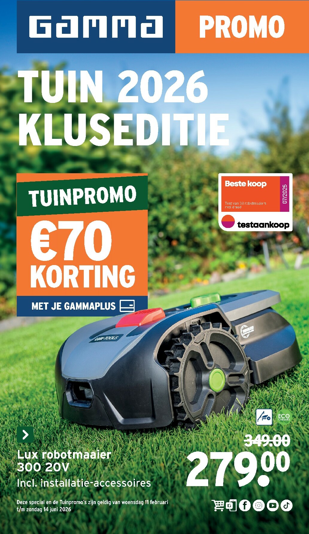 De Gamma - Tuinspecial folder geldig vanaf 11/02/2026 t/m 14/06/2026