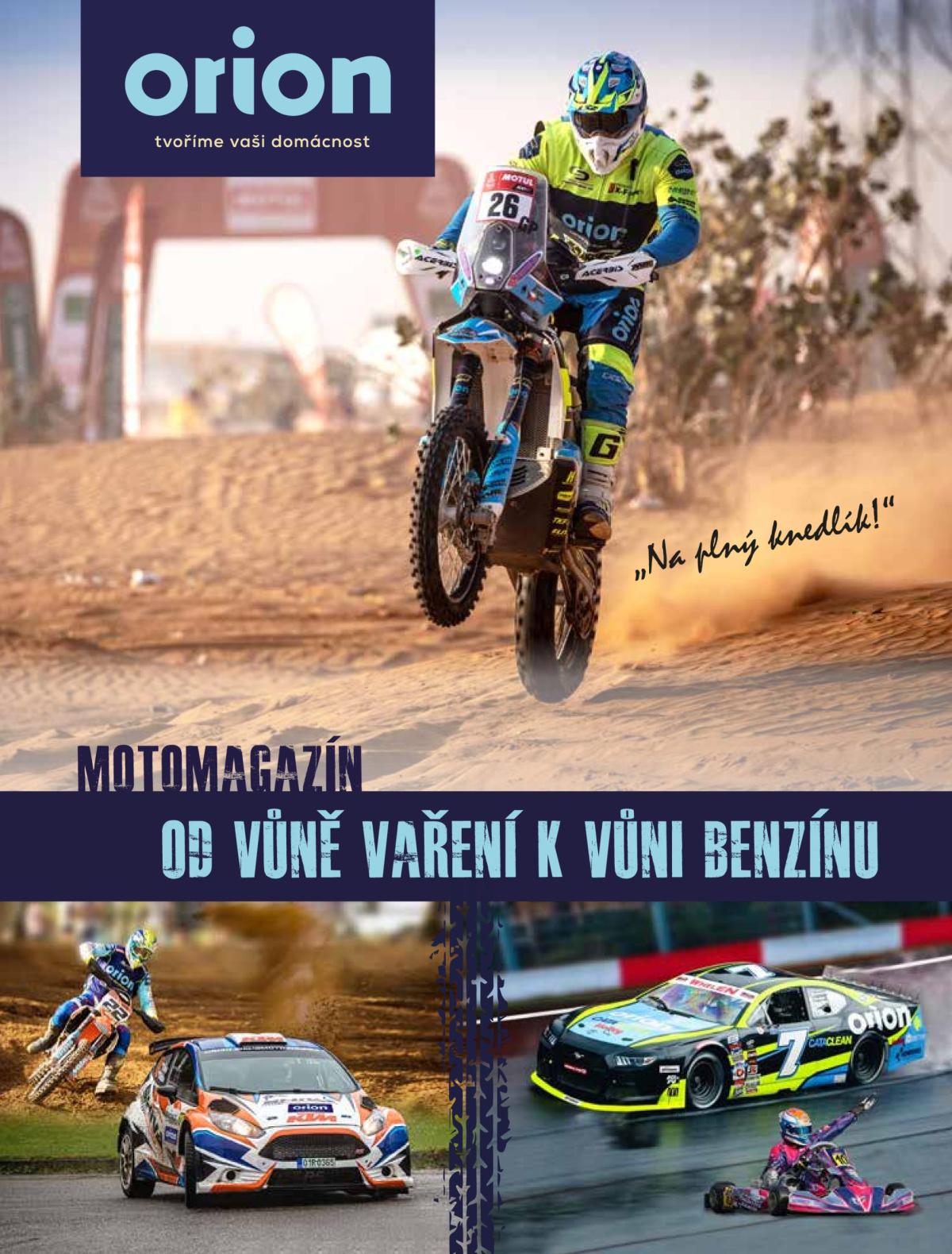 Leták Orion - Motomagazín od 01.01. do 31.12.