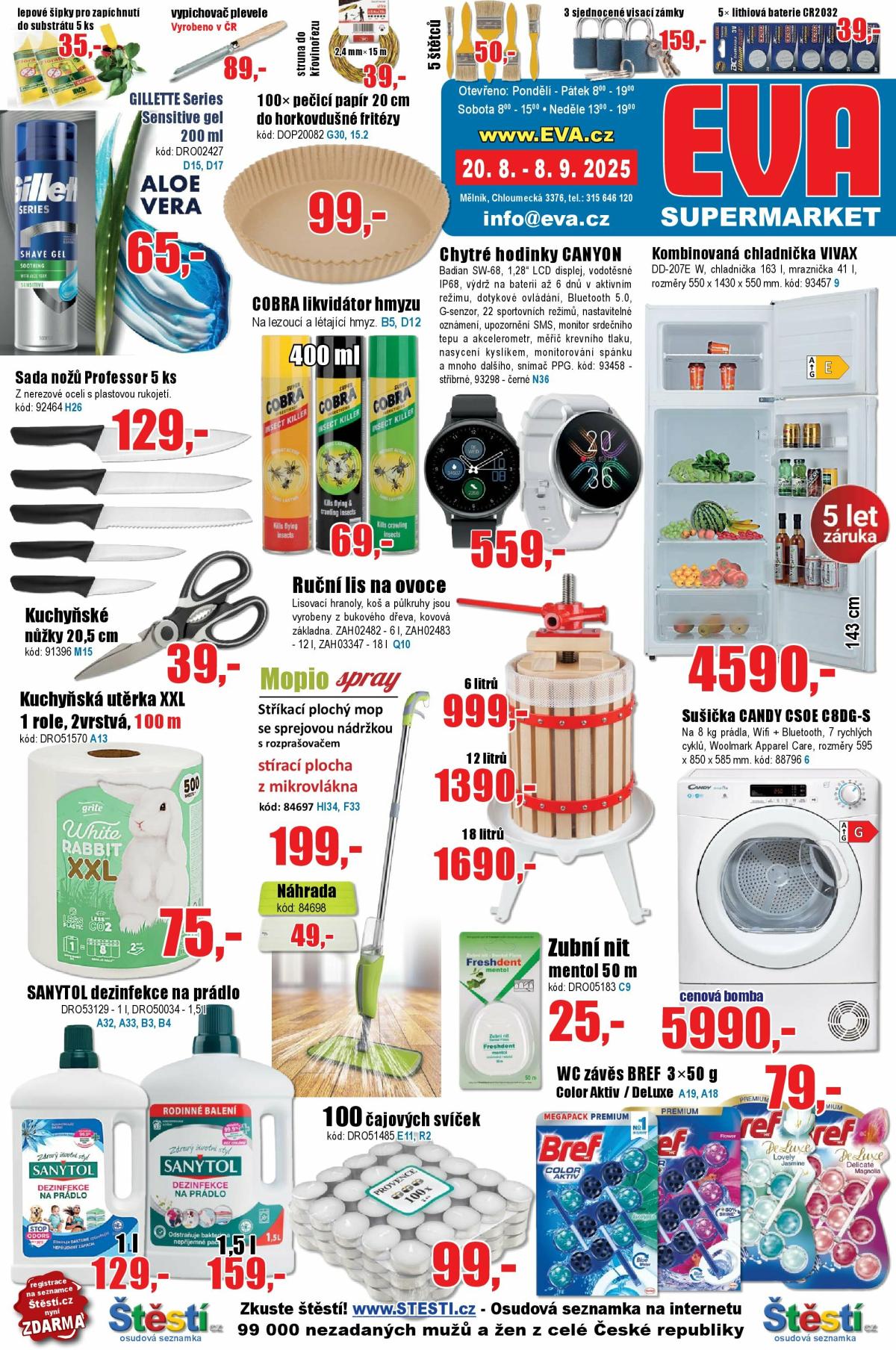 Leták EVA.cz od 20.08. do 08.09.