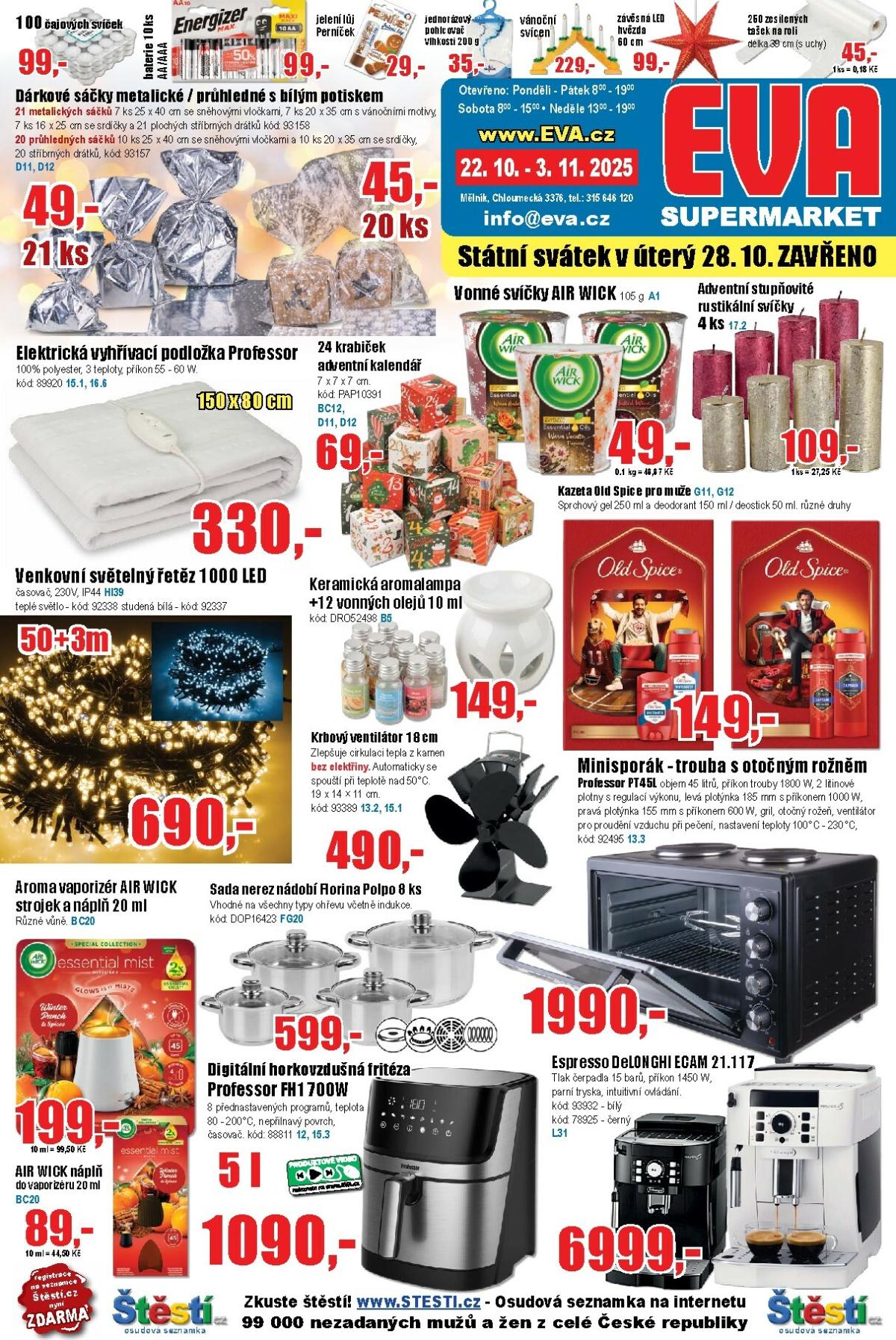 Aktuální leták EVA.cz od 22.10. do 03.11.