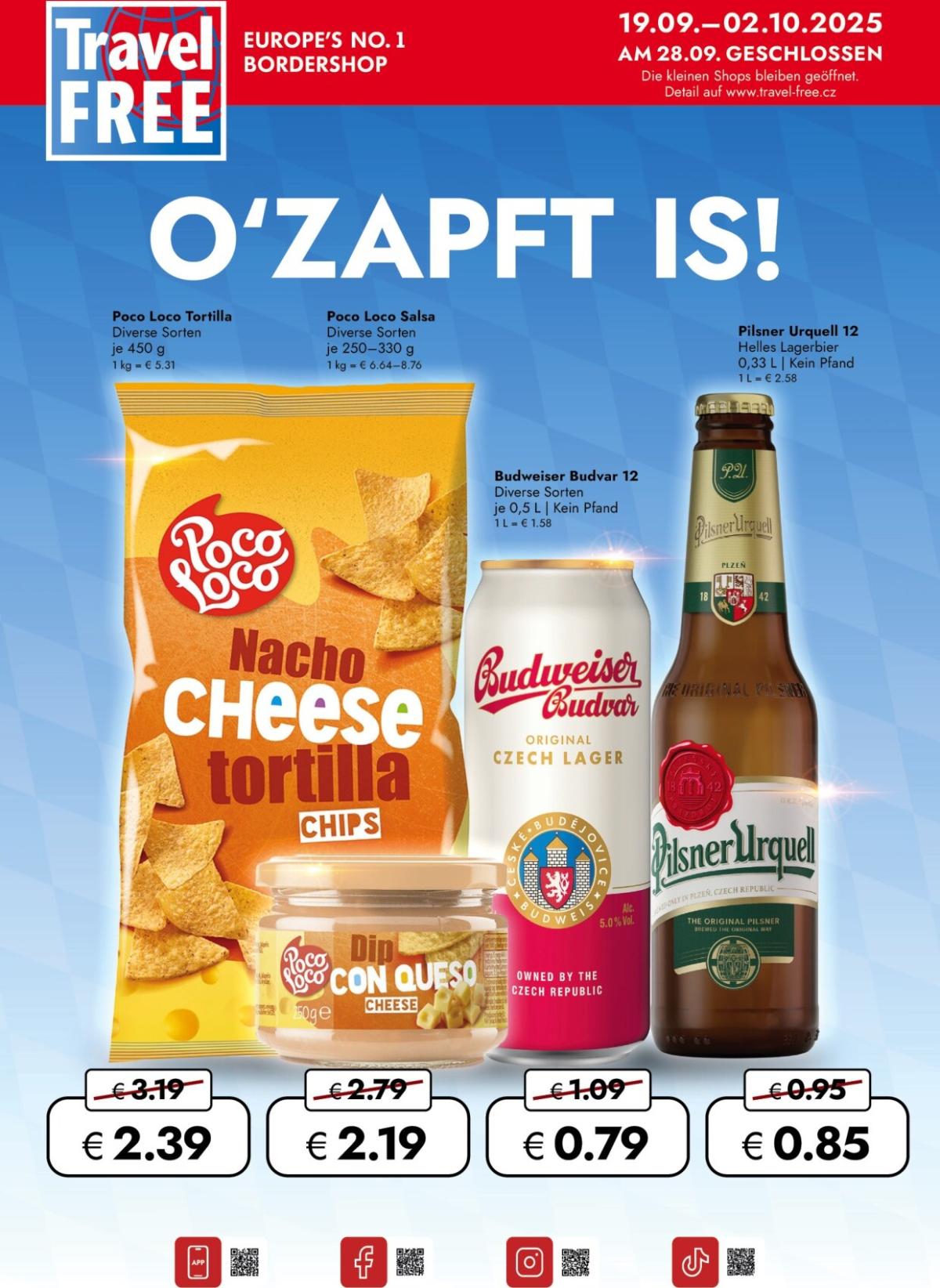 Leták Travel FREE od 19.09. do 02.10.