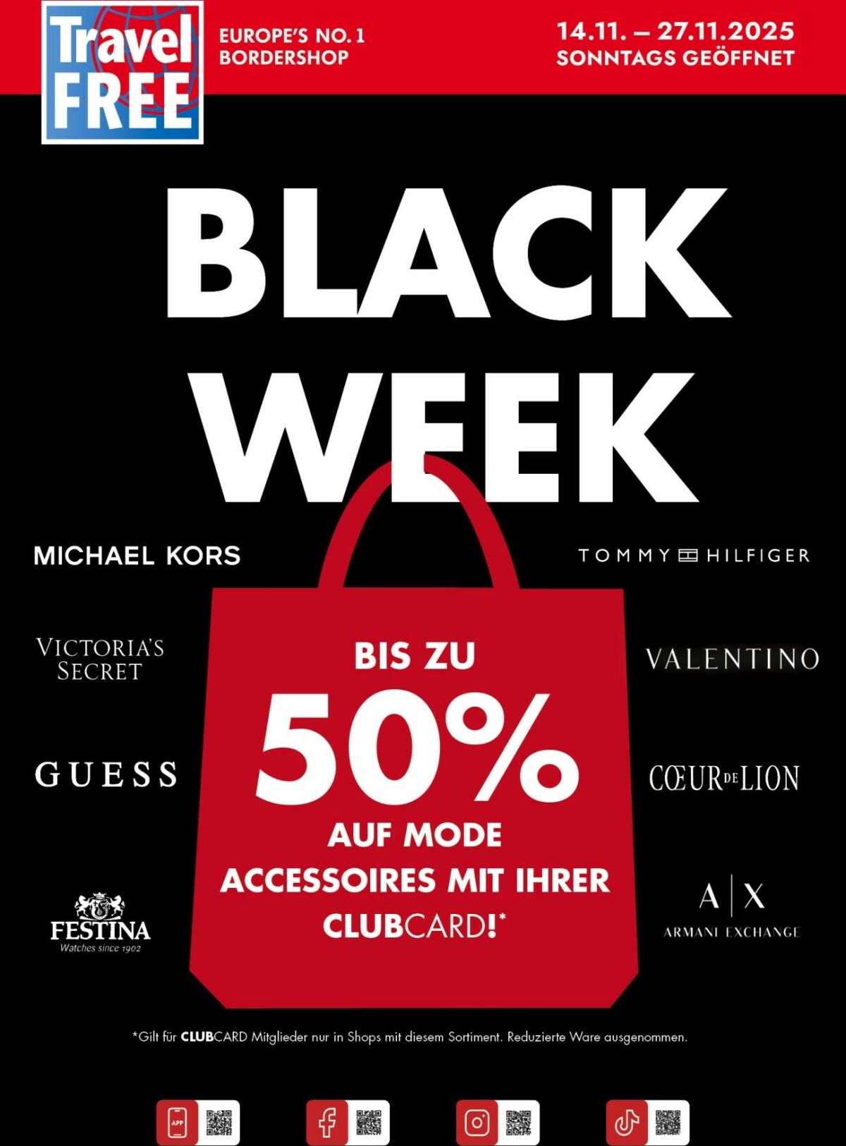 Aktuální leták Travel FREE - Black Week od 14.11. do 27.11.