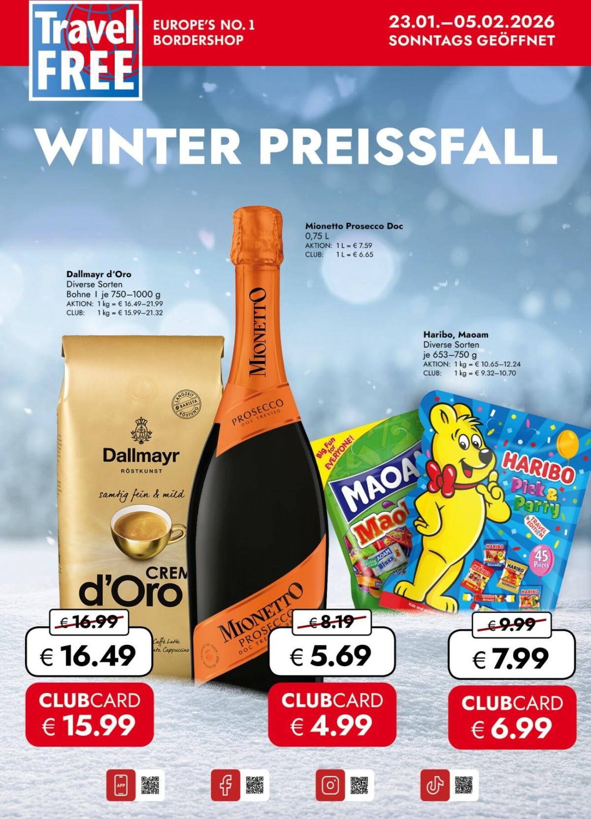 Travel FREE leták platný od 23.01. do 05.02.