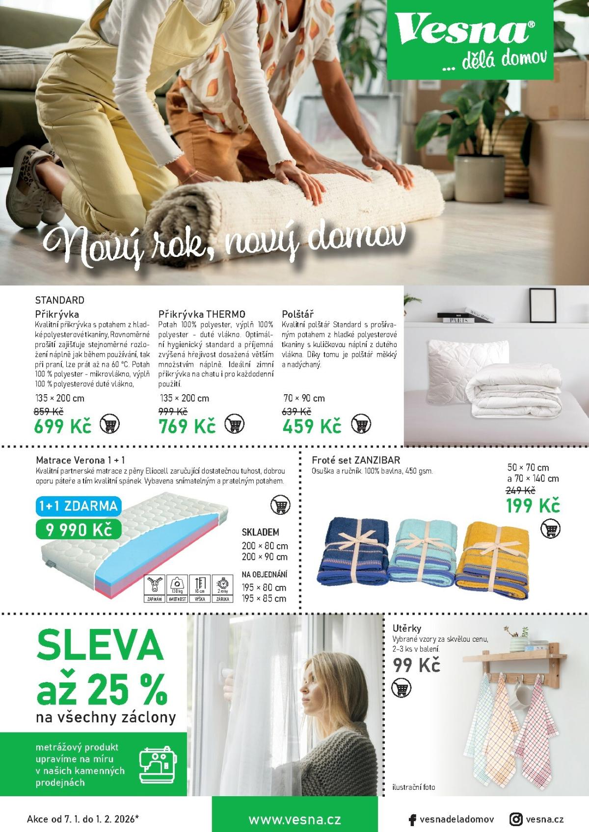 Aktuální leták Vesna od 07.01. do 01.02.