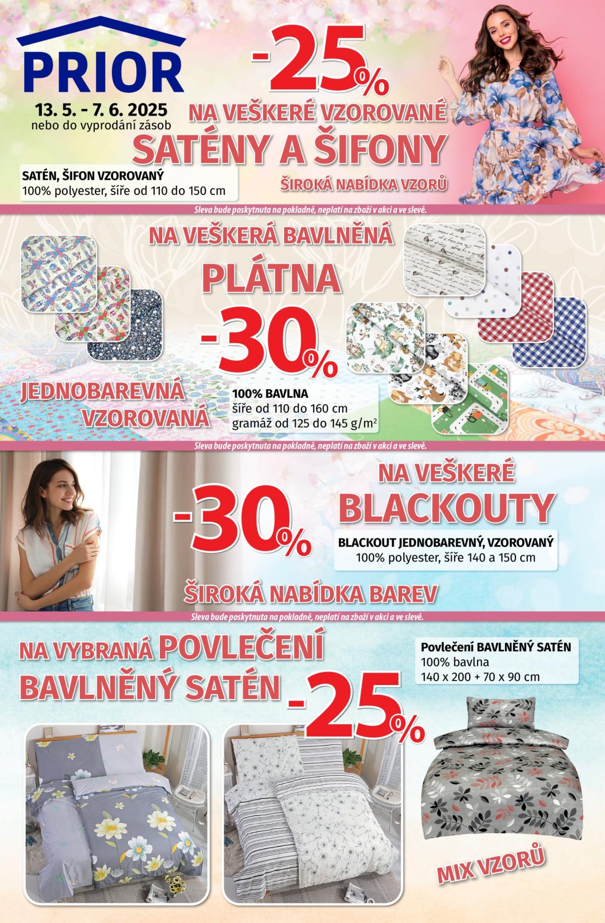 Leták Prior od 13.05. do 07.06.