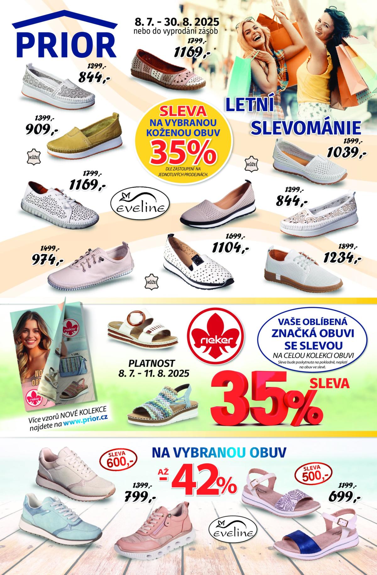 Leták Prior od 08.07. do 30.08.